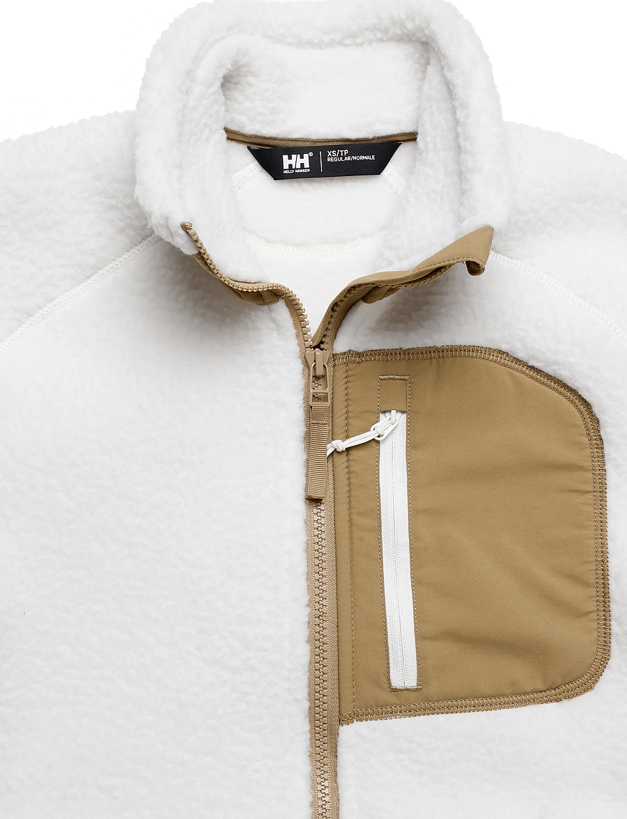 Helly Hansen - W IMPERIAL PILE BLOCK JACKET - kampsunid ja vahekihid - snow - 2