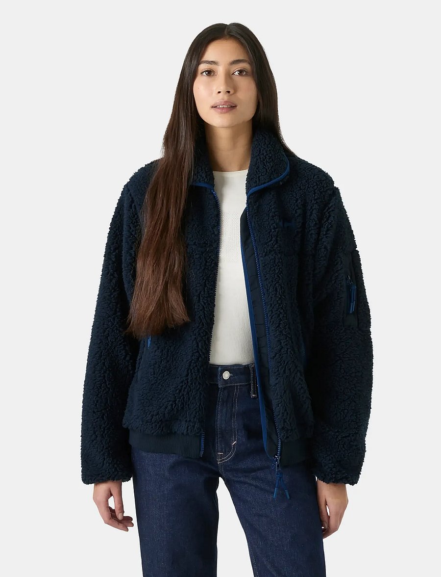 Helly Hansen - W MOONLIT PILE JACKET - outdoor jacken - navy - 0