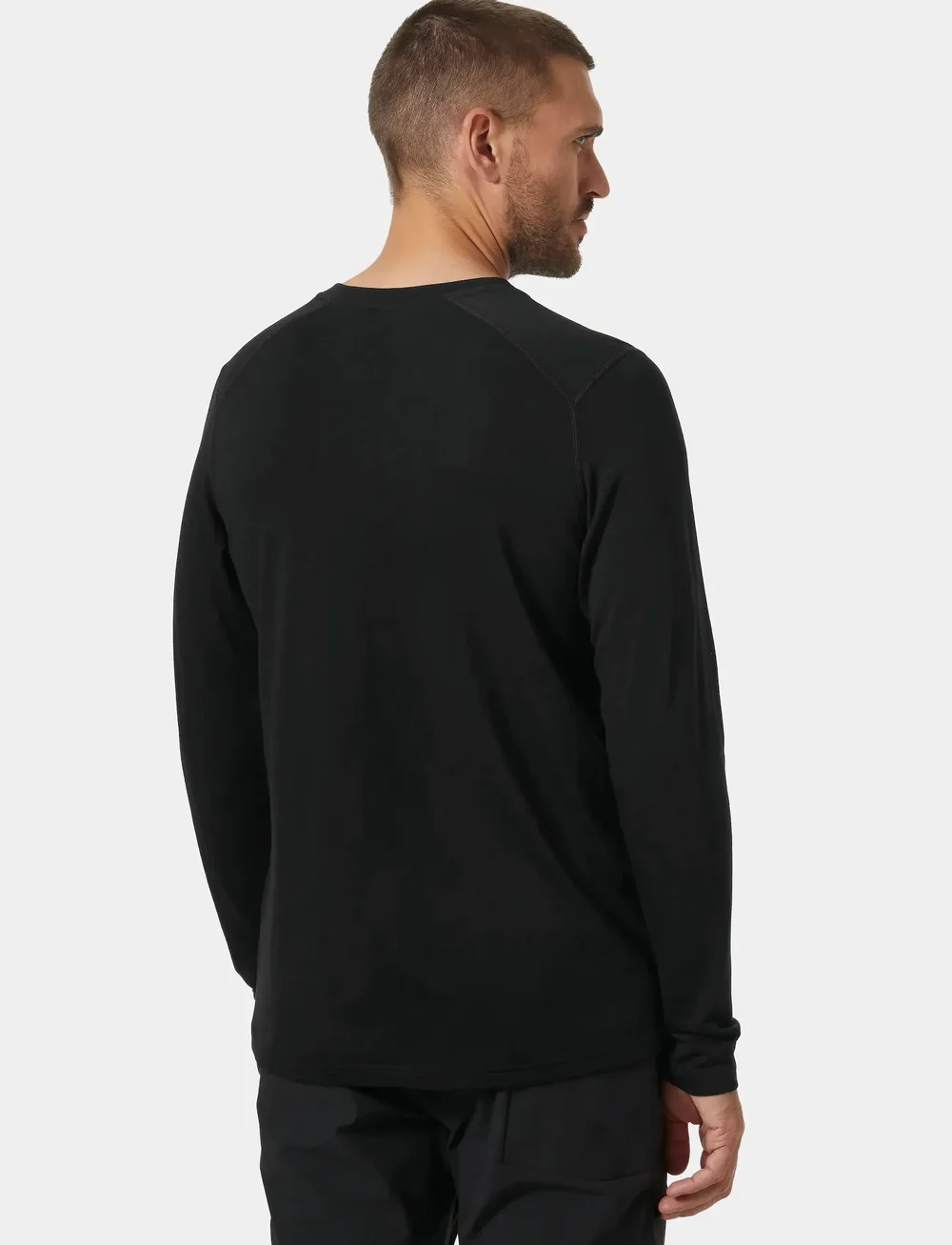 Helly Hansen - HH DURAWOOL CREW LS - langarmshirts - black - 3