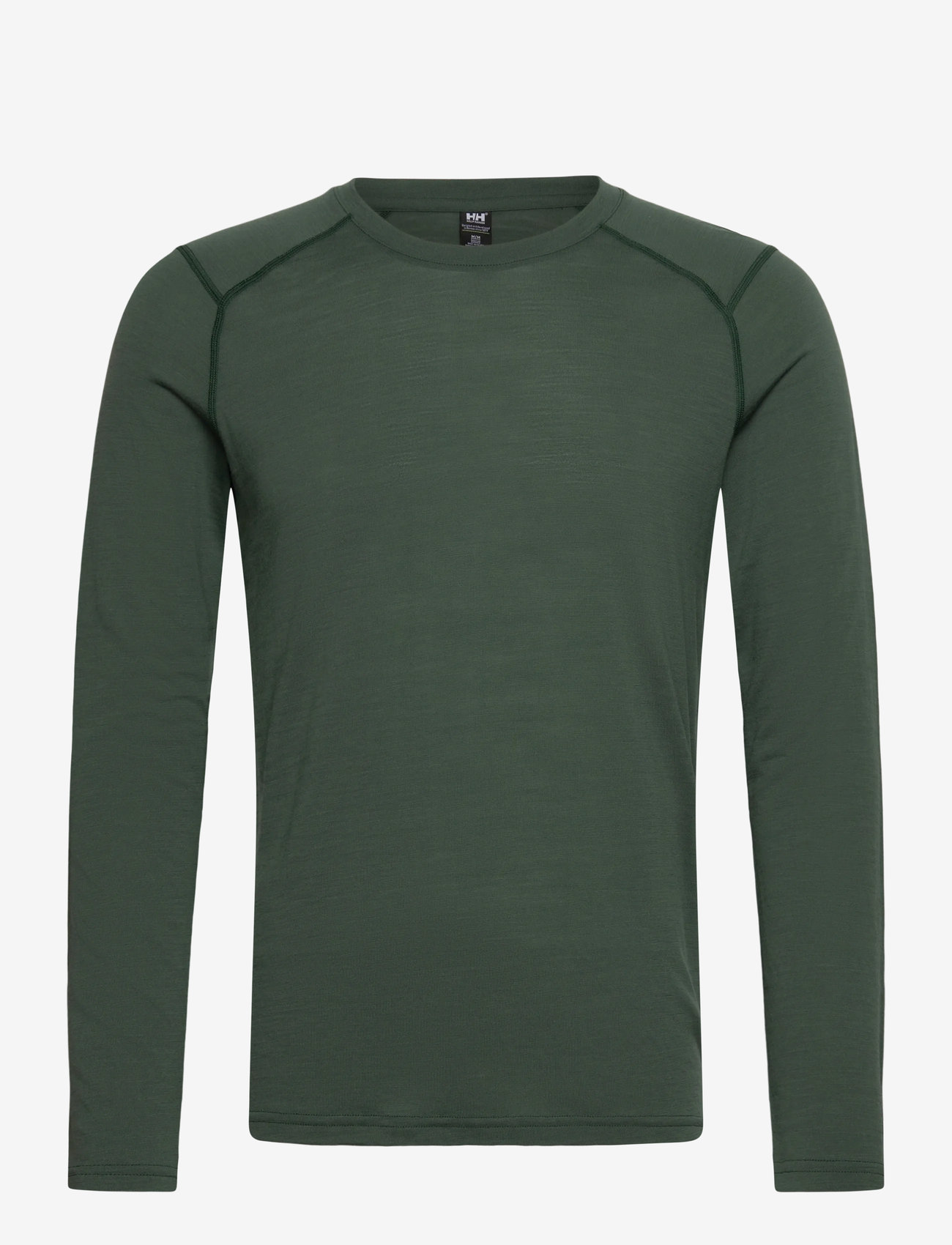 Helly Hansen - HH DURAWOOL CREW LS - longsleeved tops - green - 1