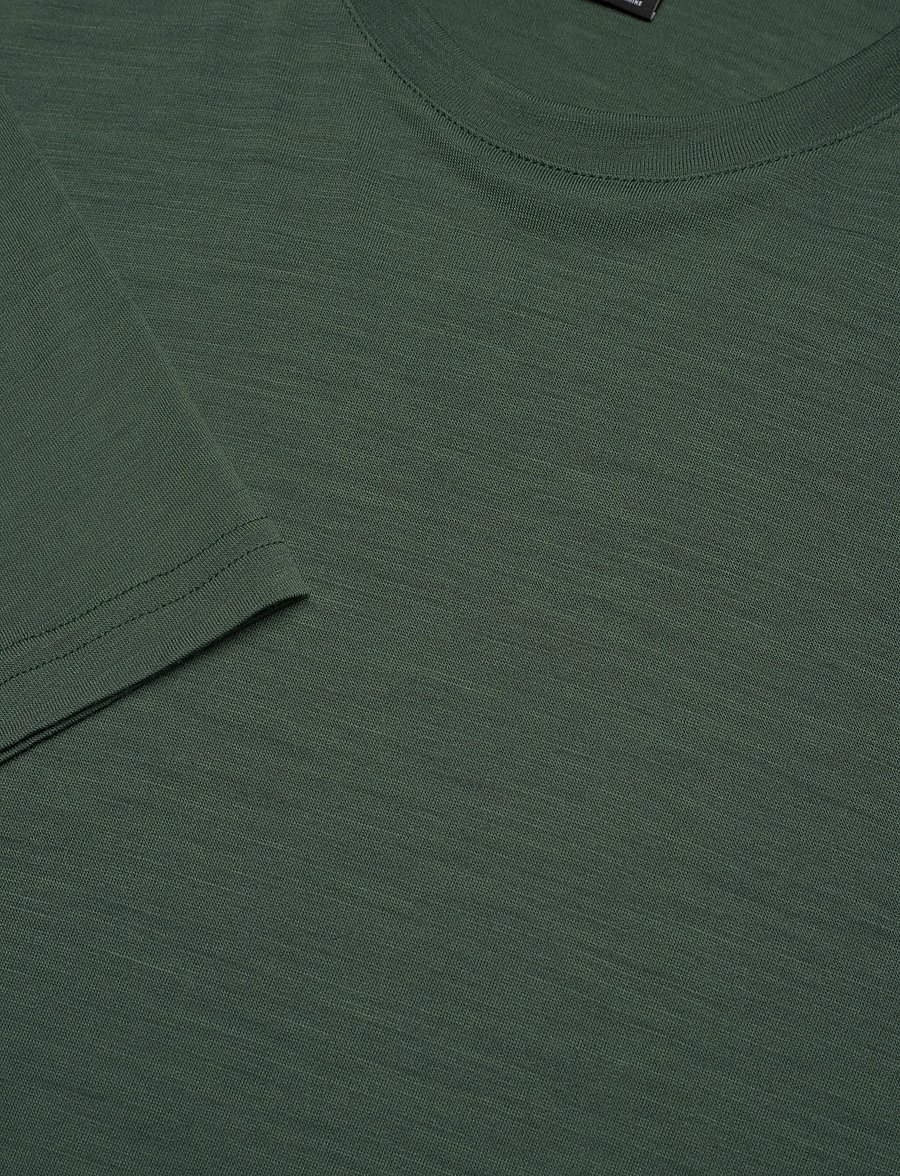 Helly Hansen - HH DURAWOOL CREW LS - langermede topper - green - 4