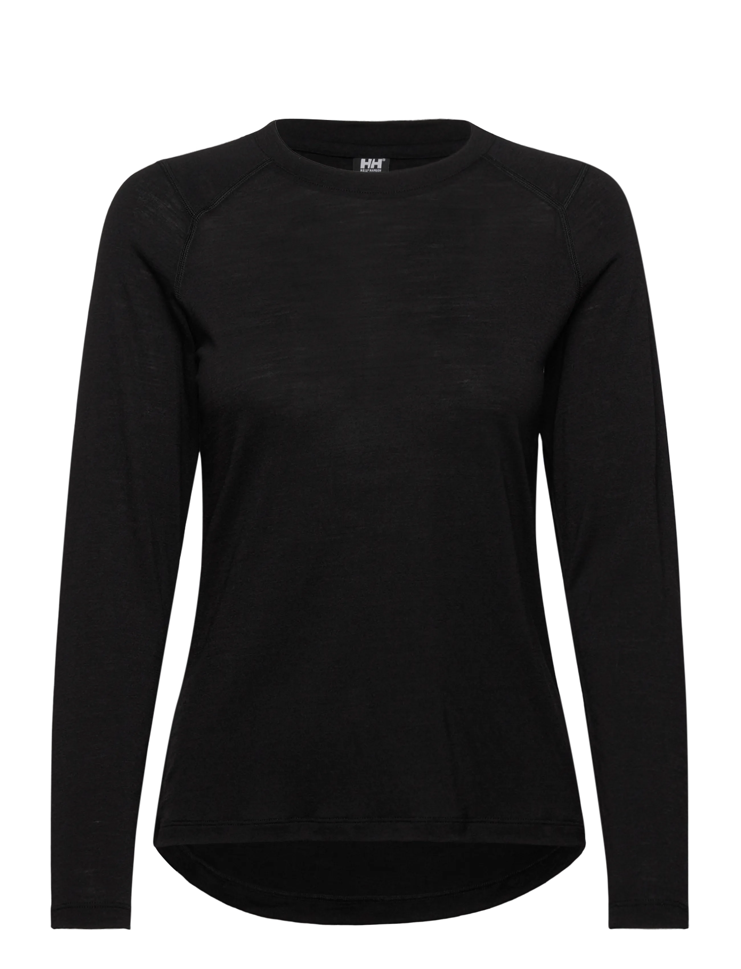 HELLY HANSEN W Hh Durawool Crew Ls Schwarz - L - Damen