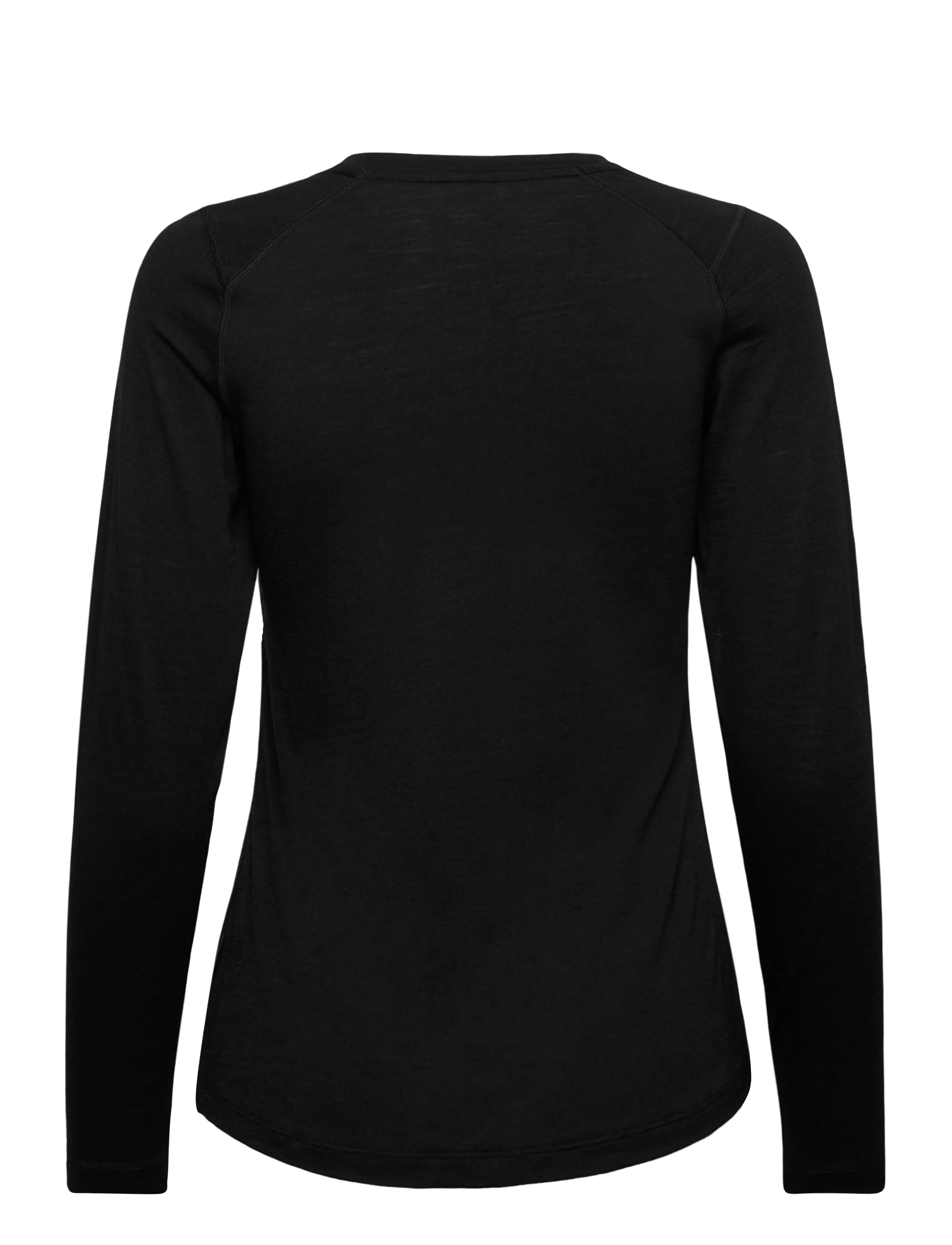 Helly Hansen - W HH DURAWOOL CREW LS - langærmede overdele - black - 2