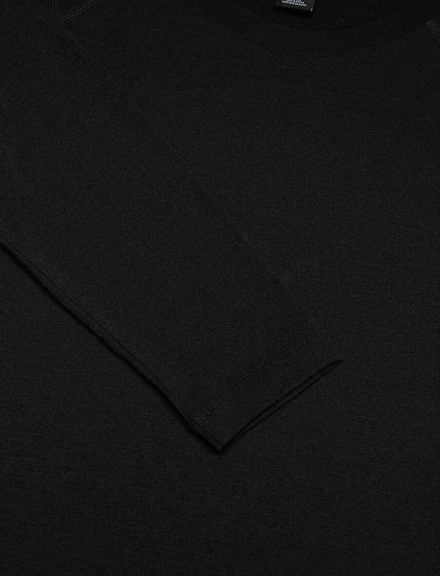 Helly Hansen - W HH DURAWOOL CREW LS - langarmshirts - black - 4