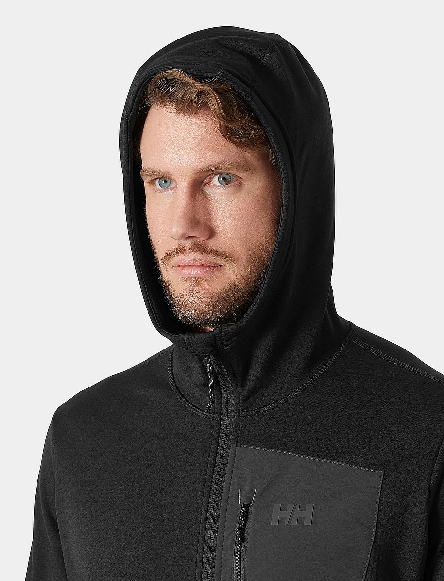 Helly Hansen - VERSALITE HOODED FLEECE JACKET - black - 4