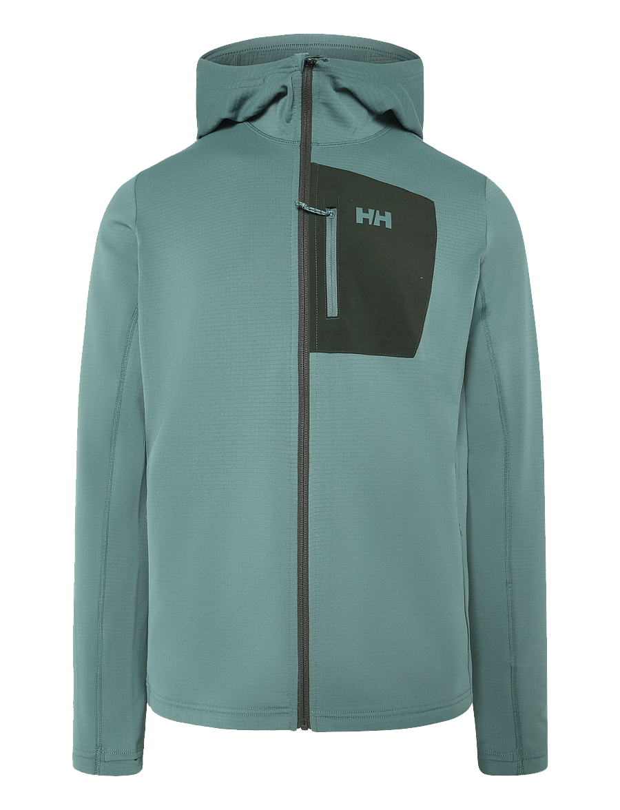 Helly Hansen - VERSALITE HOODED FLEECE JACKET - fleece & midlayer - green - 0
