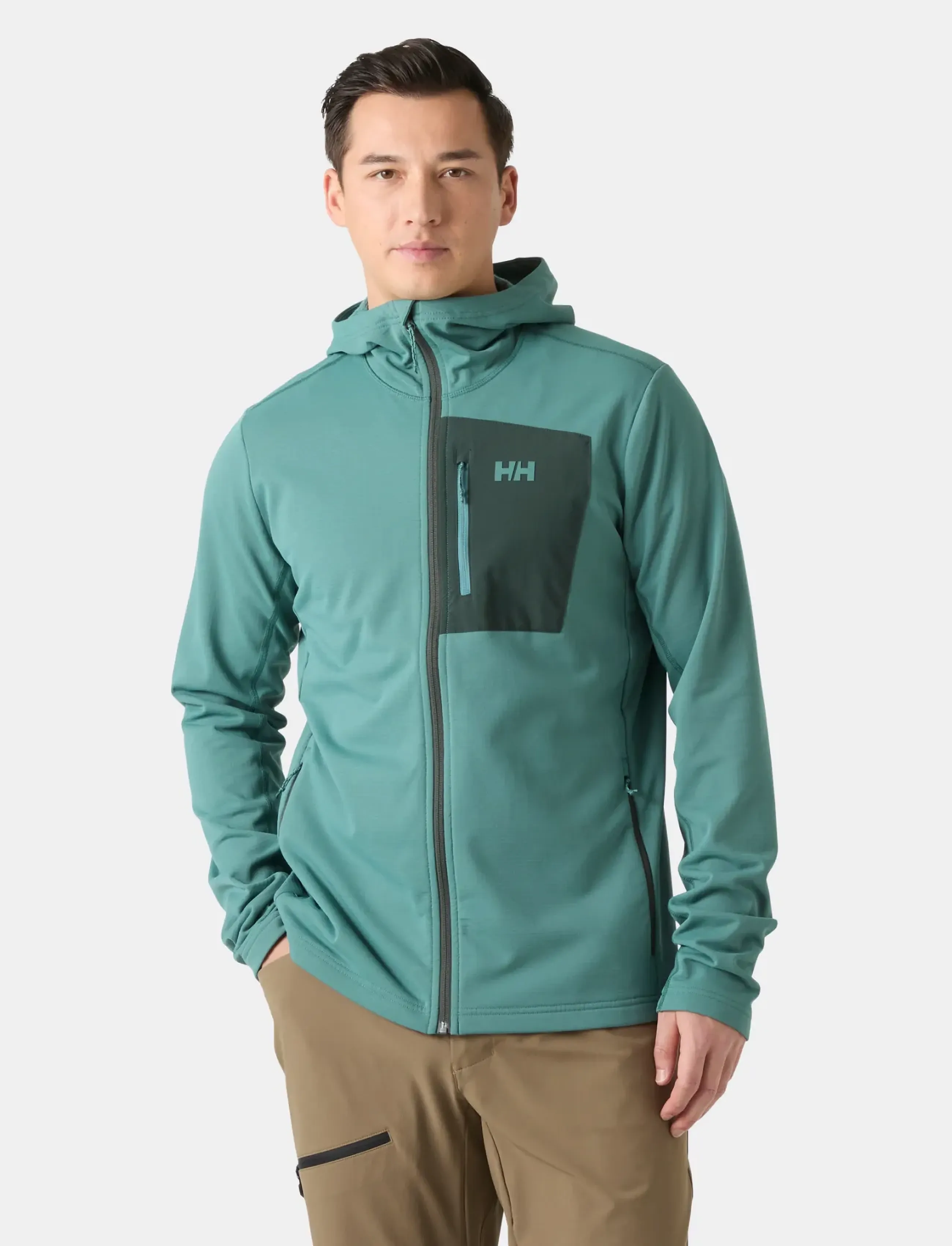 Helly Hansen - VERSALITE HOODED FLEECE JACKET - herbstersparnisse - green - 0