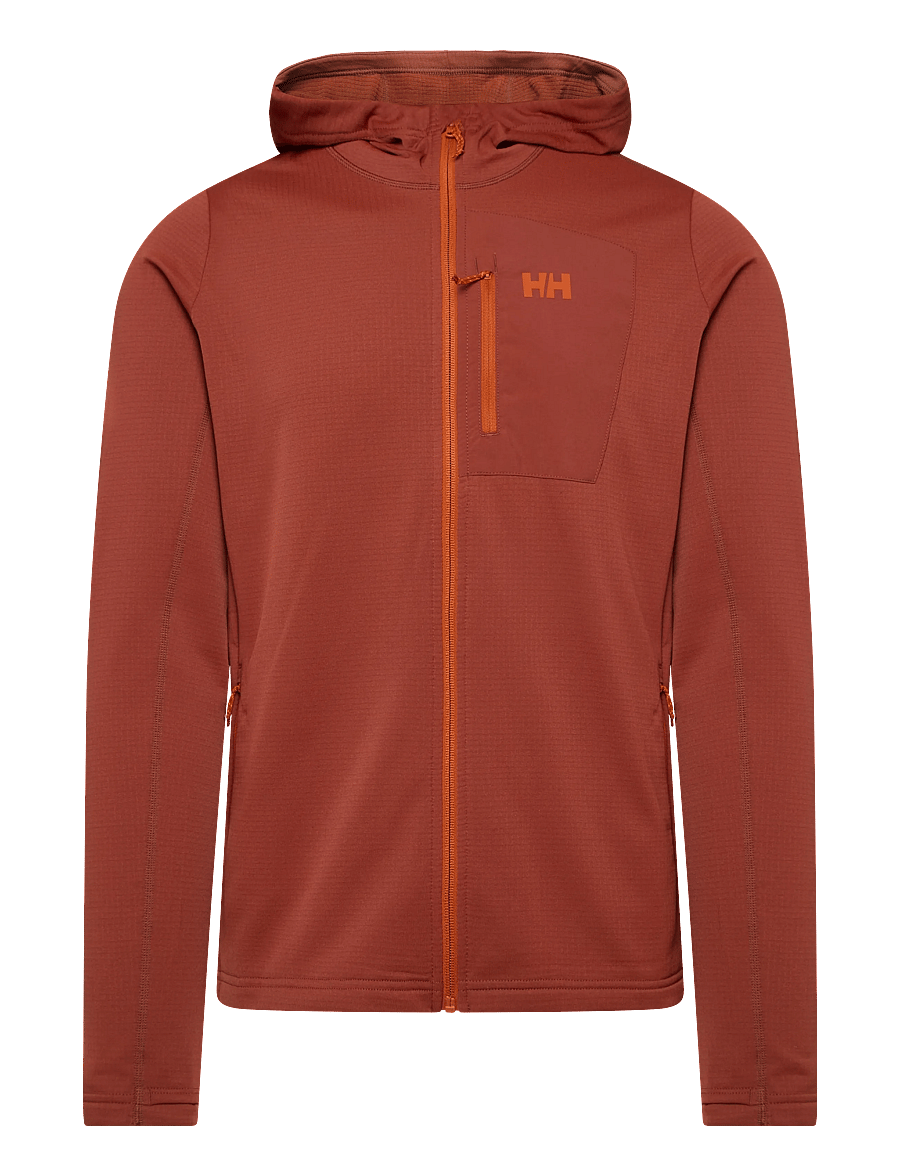 Helly Hansen - VERSALITE HOODED FLEECE JACKET - fleece og mellemlag - iron oxide - 0