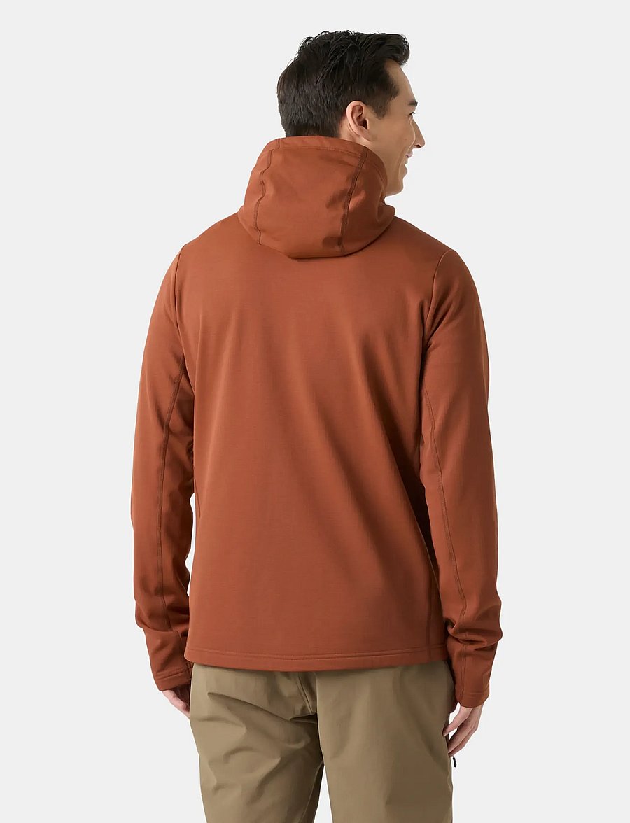 Helly Hansen - VERSALITE HOODED FLEECE JACKET - fleece & midlayer - iron oxide - 3
