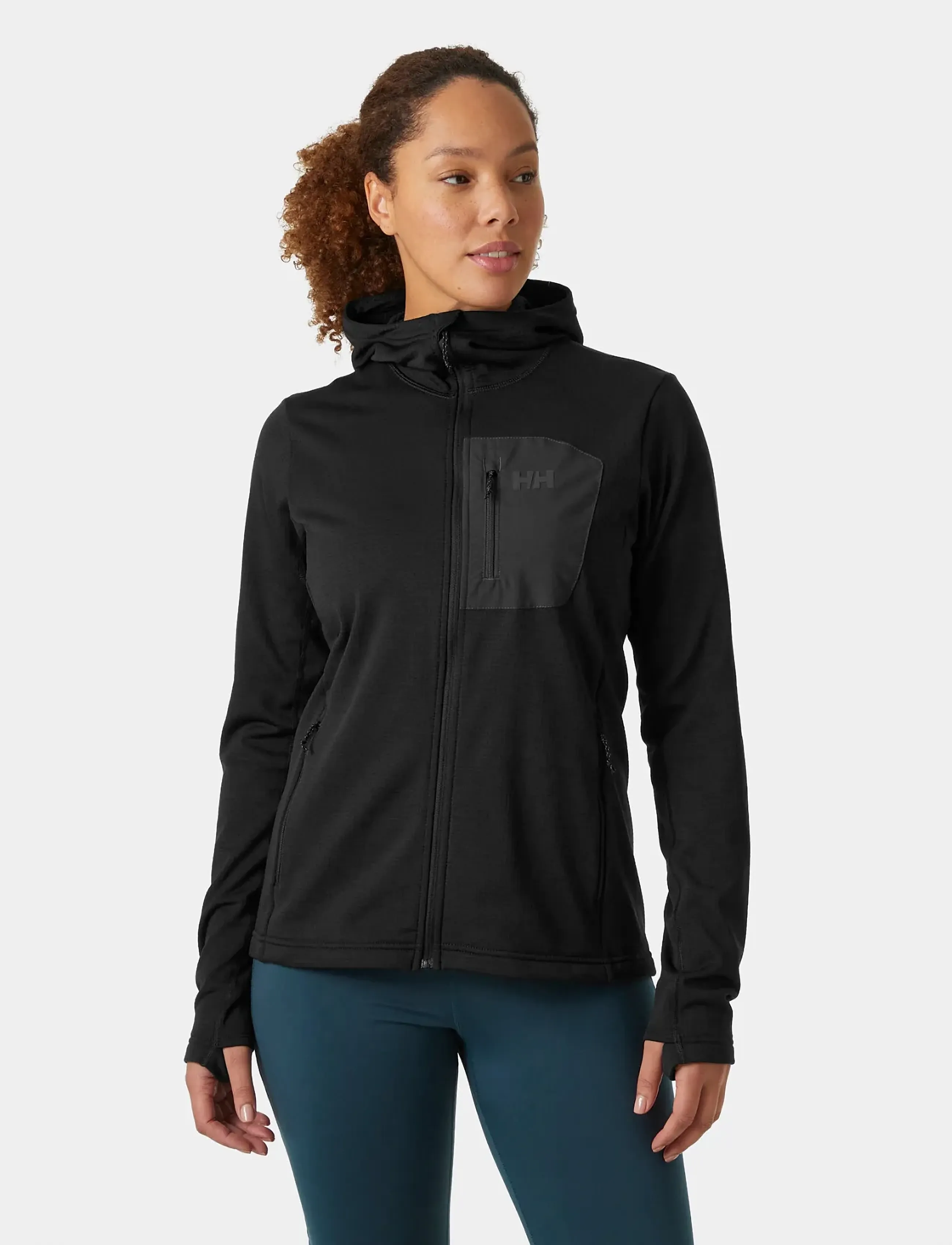 Helly Hansen - W VERSALITE HOODED JACKET - välijoped - black - 0