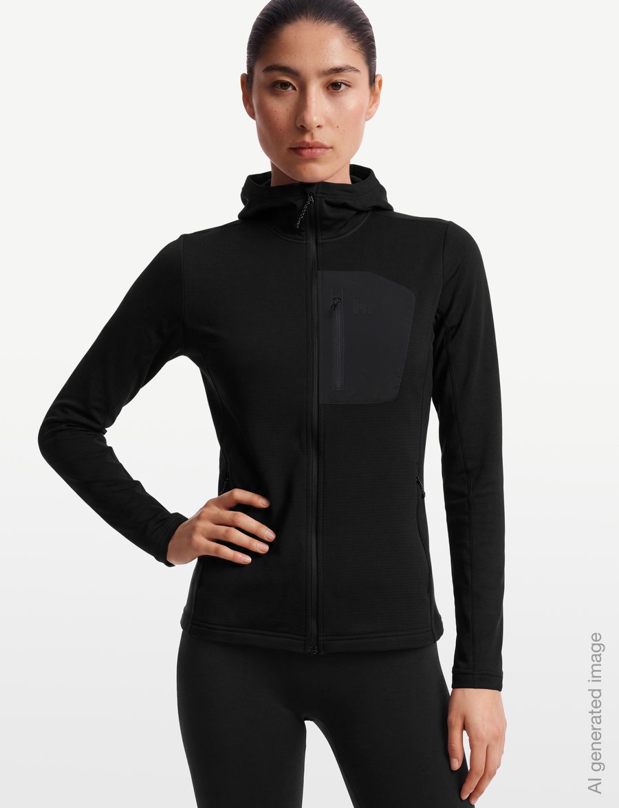 Helly Hansen - W VERSALITE HOODED JACKET - outdoor jacken - black - 3