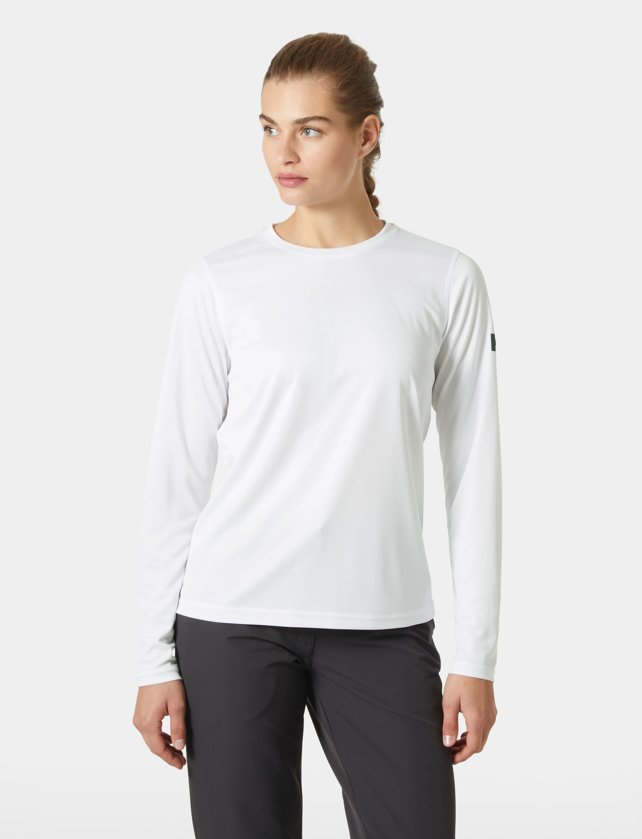 Helly Hansen - W HH TECH CREW LS 2.0 - lägsta priserna - white - 3