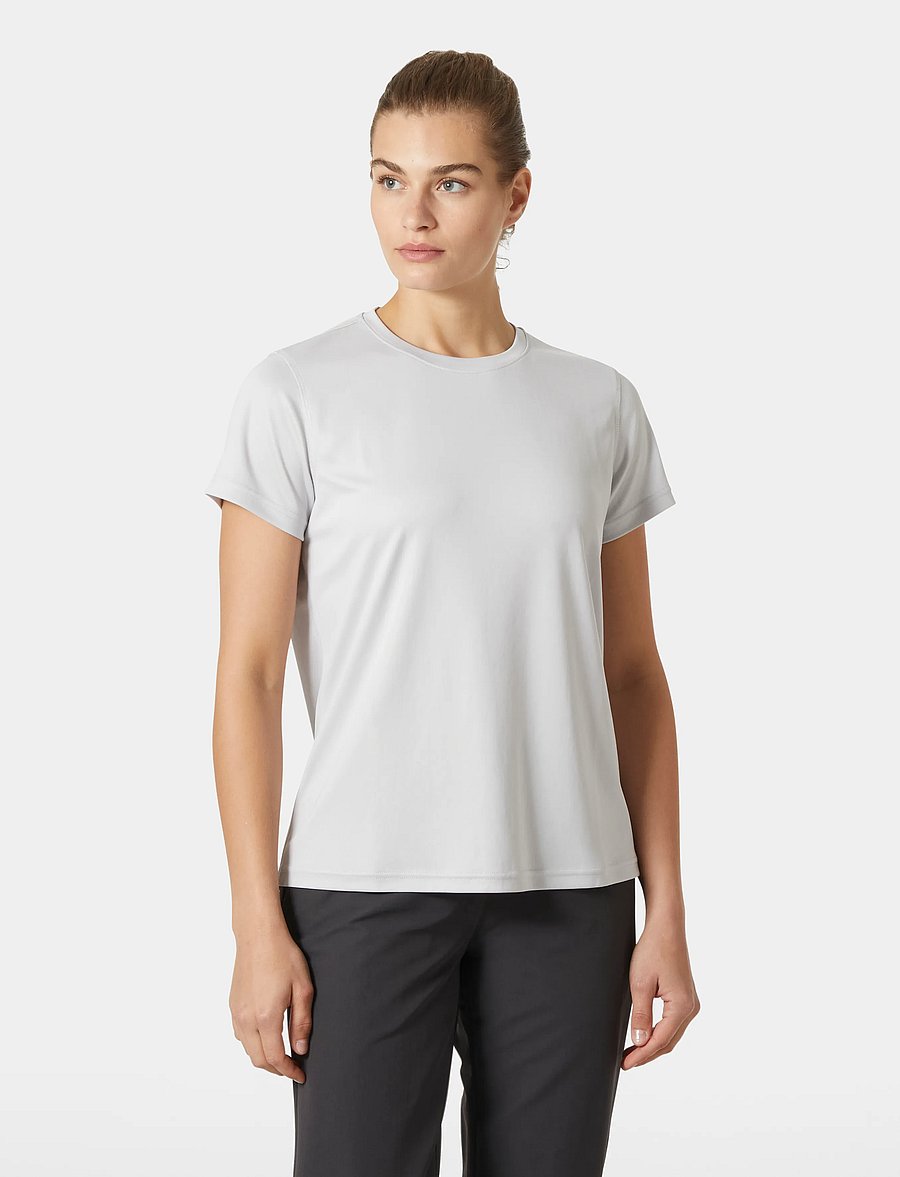 Helly Hansen - W HH TECH T-SHIRT 2.0 - t-shirts - grey fog - 3