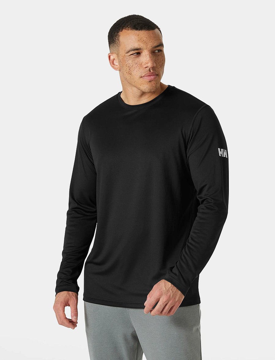 Helly Hansen - HH TECH CREW LS 2.0 - langarmshirts - ebony - 0