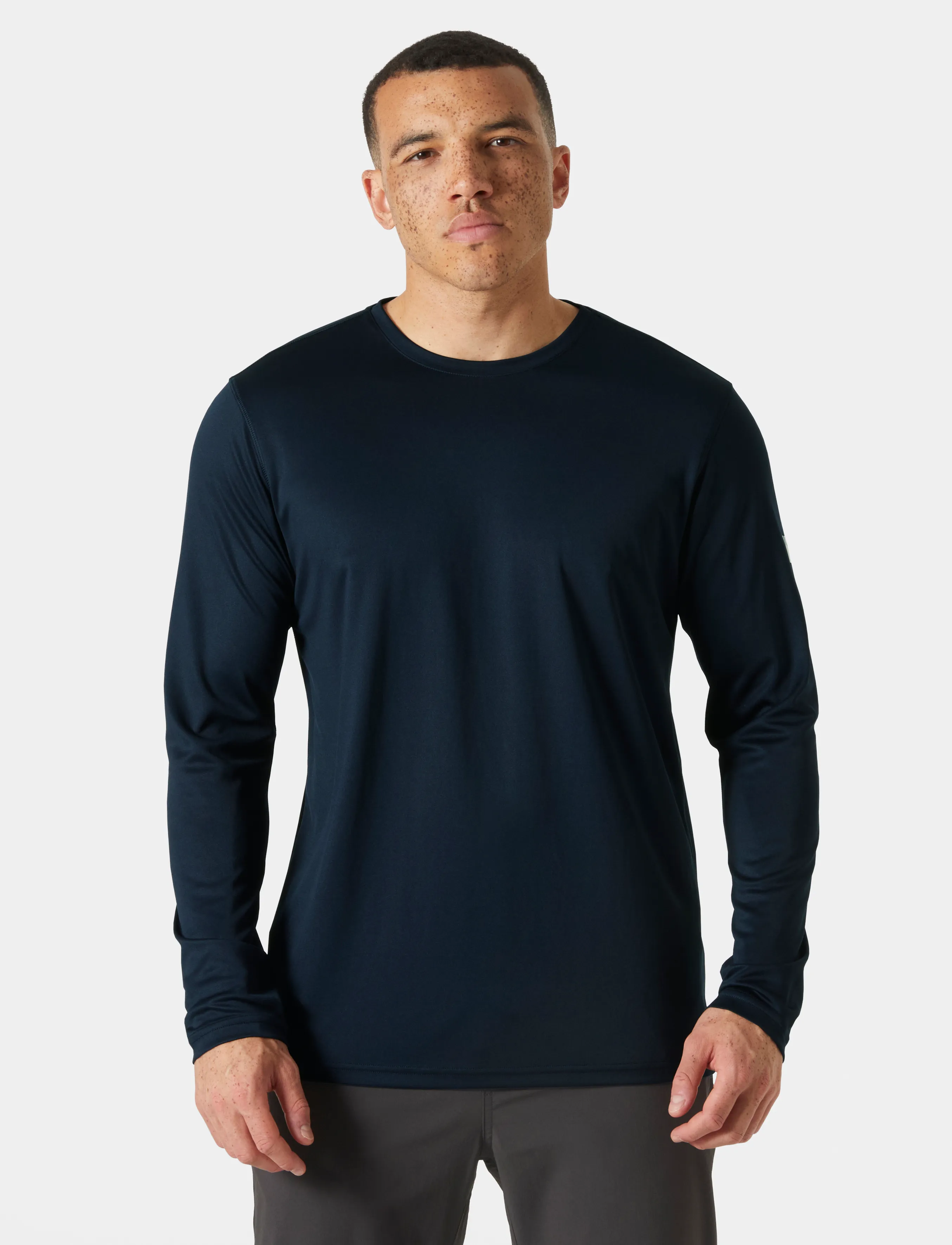 Helly Hansen HH TECH CREW LS 2.0 - T-Shirts - NAVY / navy