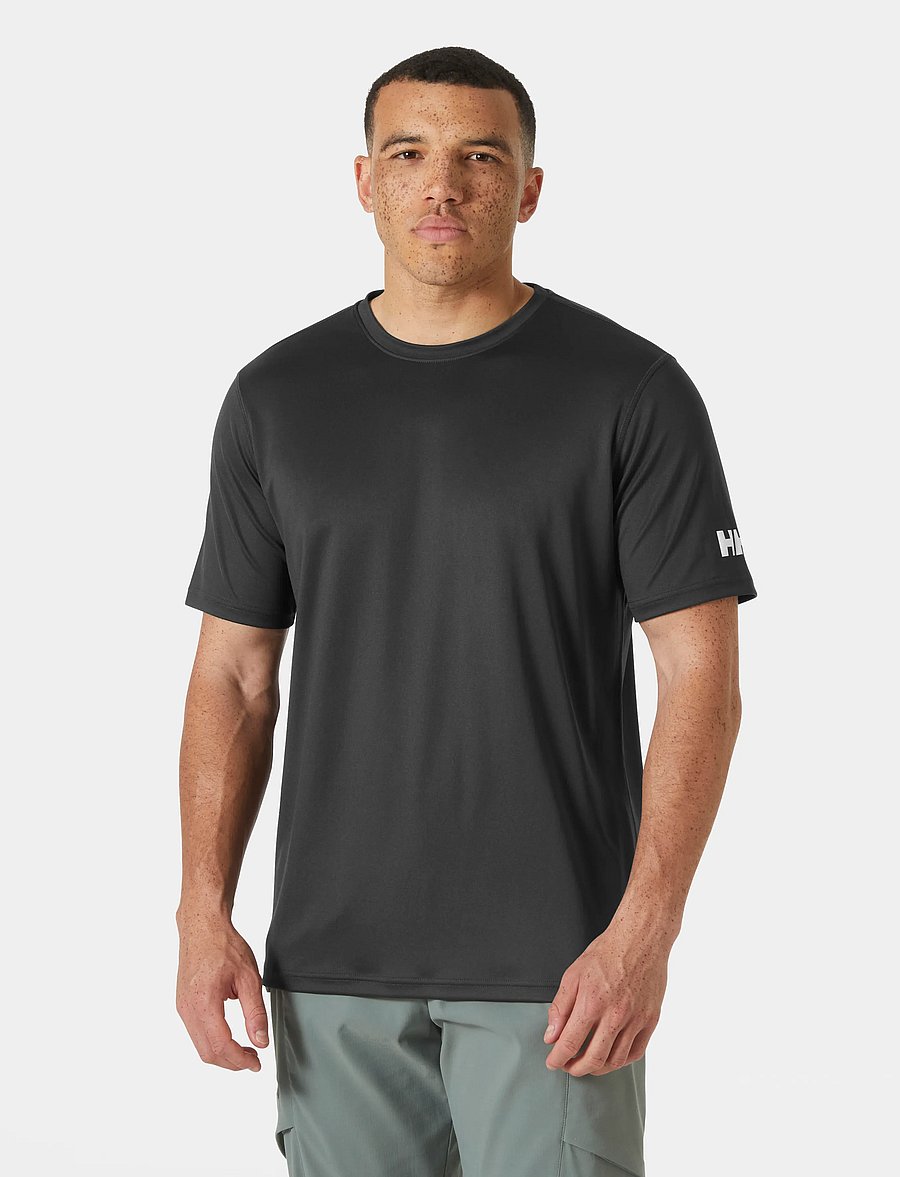 Helly Hansen - HH TECH T-SHIRT 2.0 - t-shirts - ebony - 0