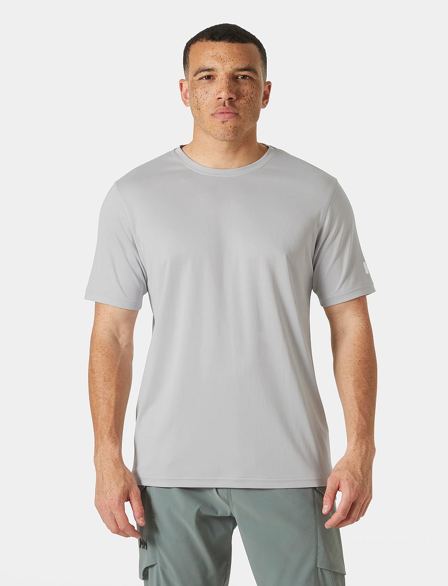 Helly Hansen - HH TECH T-SHIRT 2.0 - t-shirts - grey fog - 0