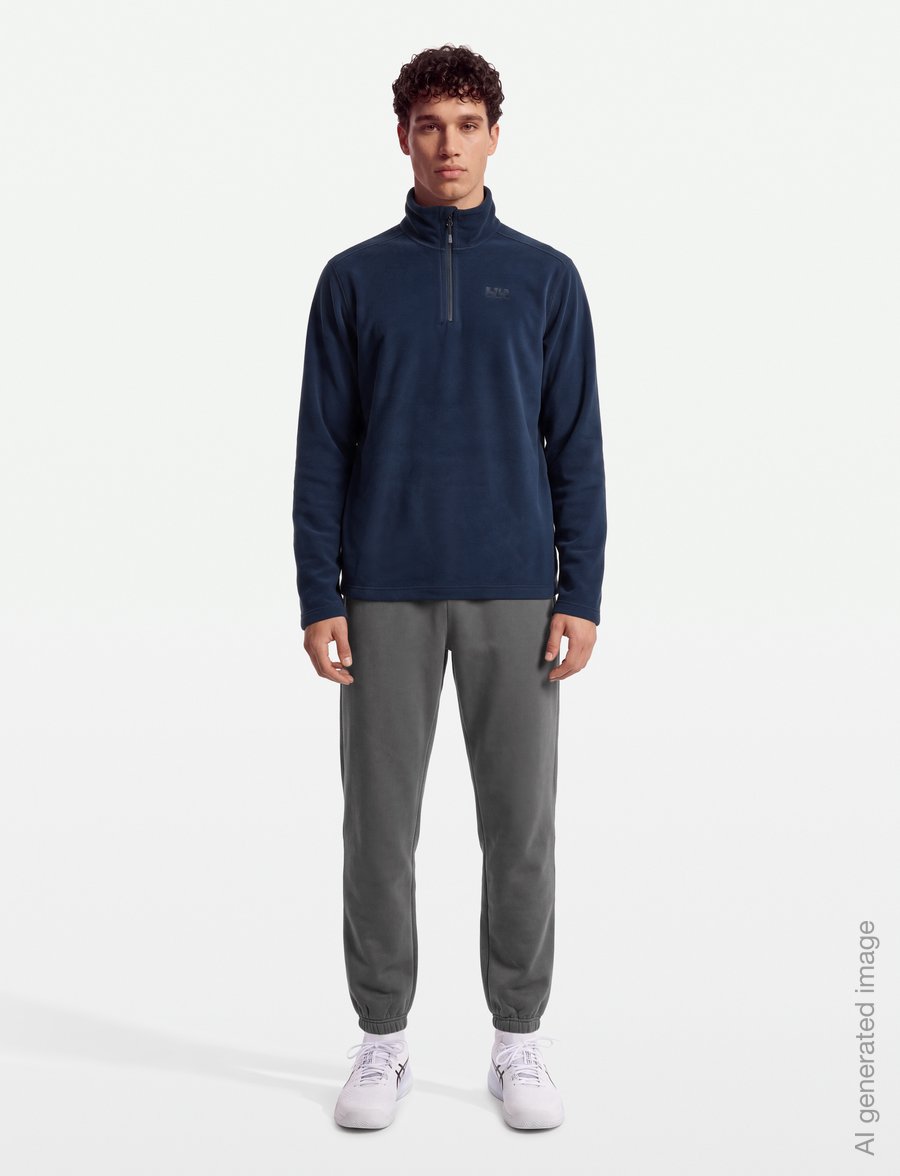 Helly Hansen - DAYBREAKER 1/2 ZIP FLEECE - teddy-pusad - navy - 0