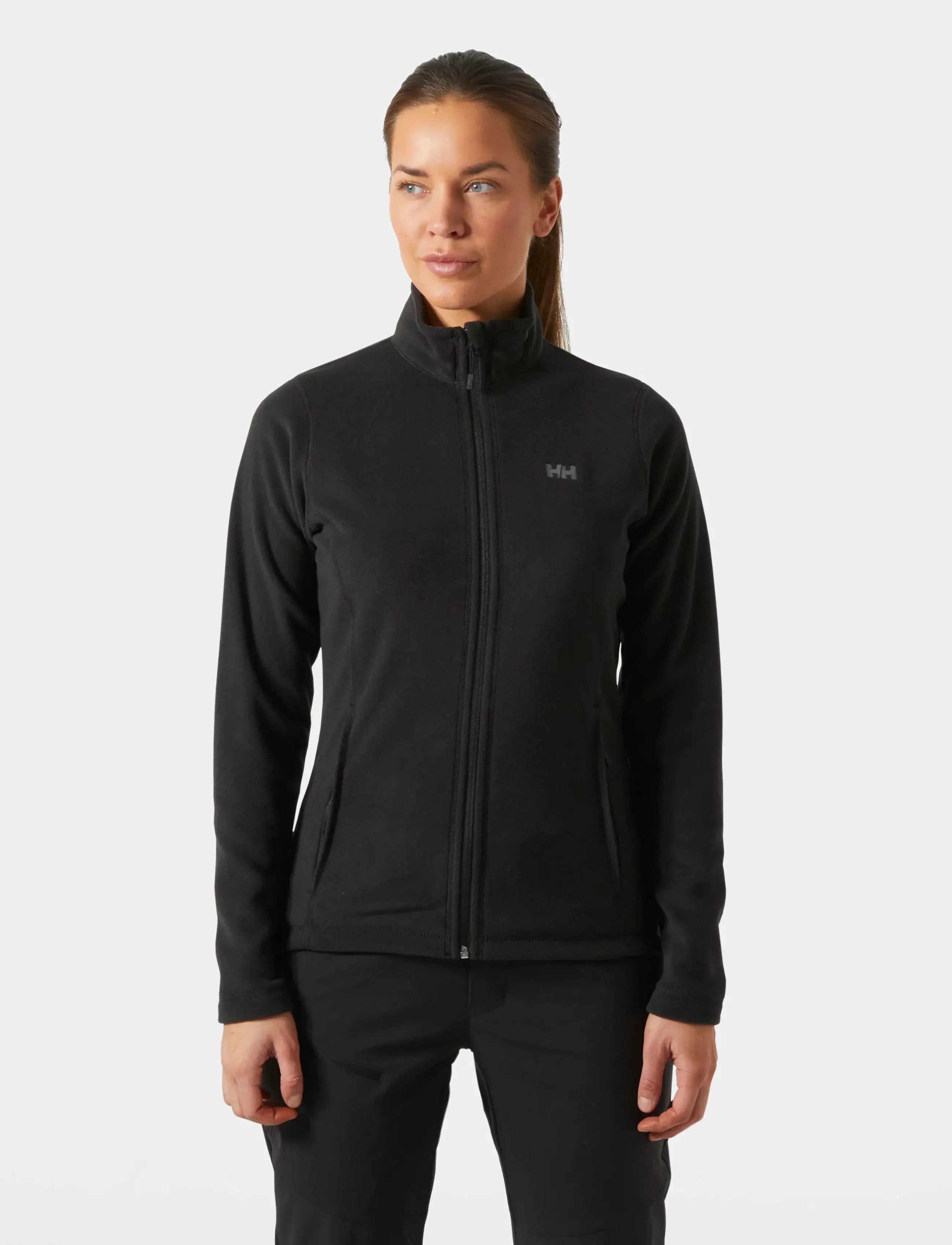 Helly Hansen W Daybreaker Fleece Jacket, XS, Black, Sweatshirts & Hættetrøjer > Fleeces & Midlayers, Dame
