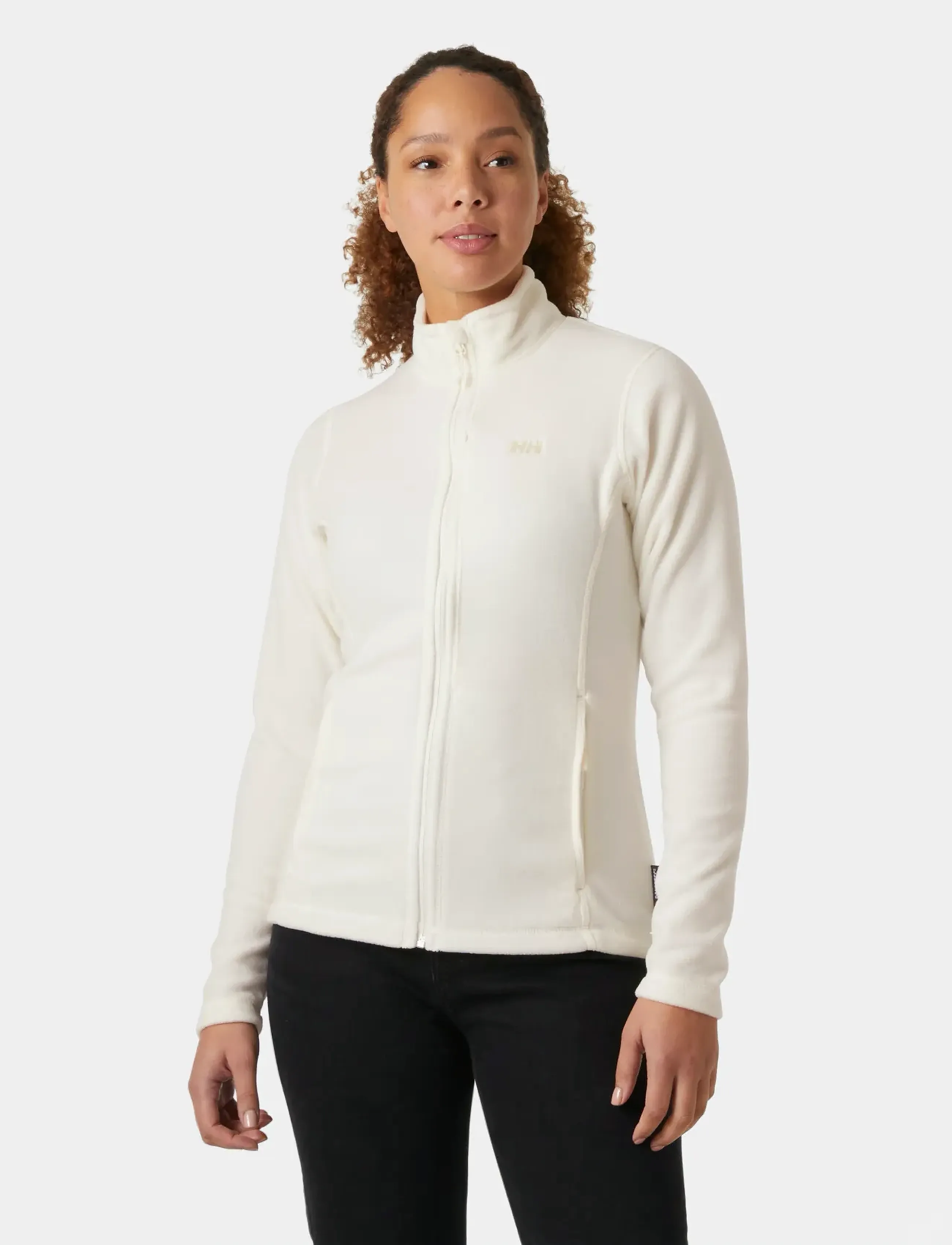 Helly Hansen W Daybreaker Fleece Jacket, L, White, Sweatshirts & Hættetrøjer > Fleeces & Midlayers, Dame