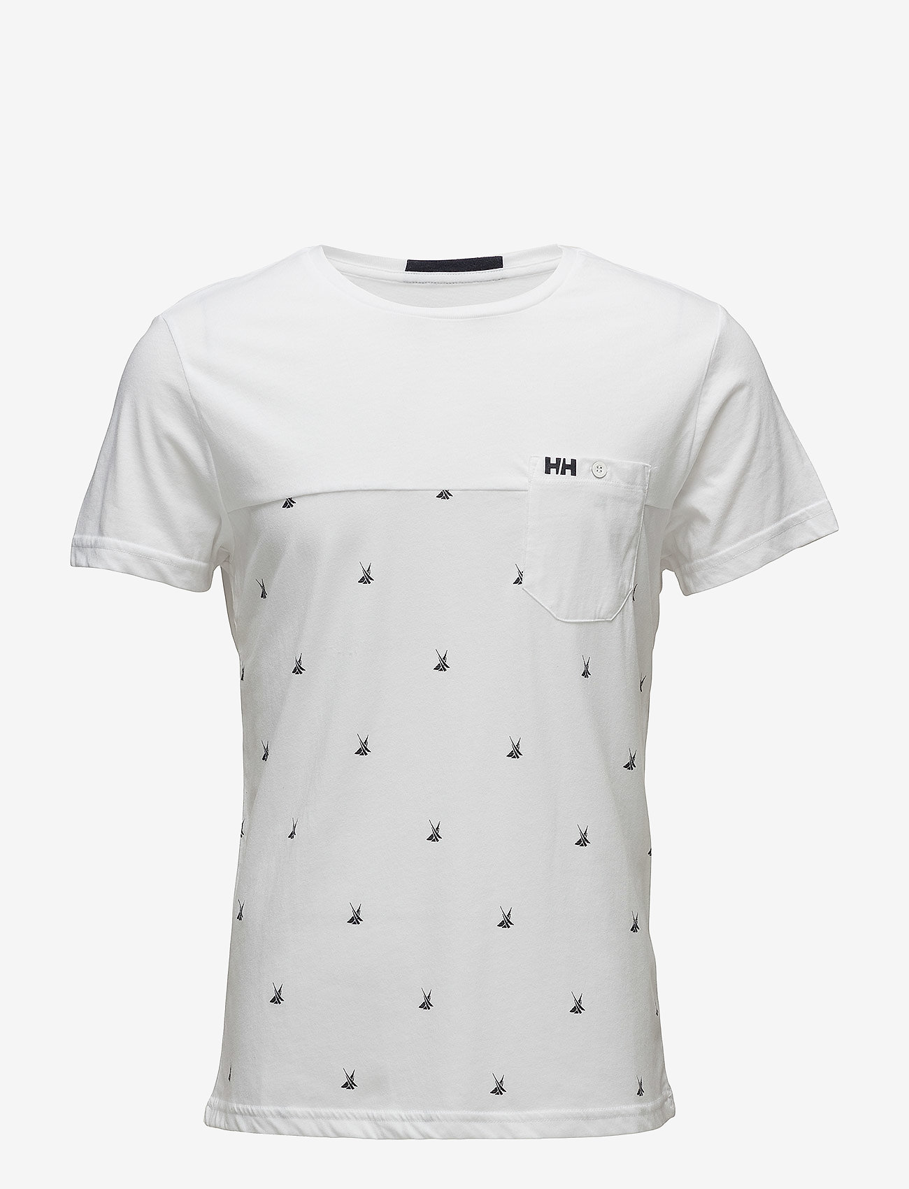 Helly Hansen - FJORD T-SHIRT - 002 white print - 0