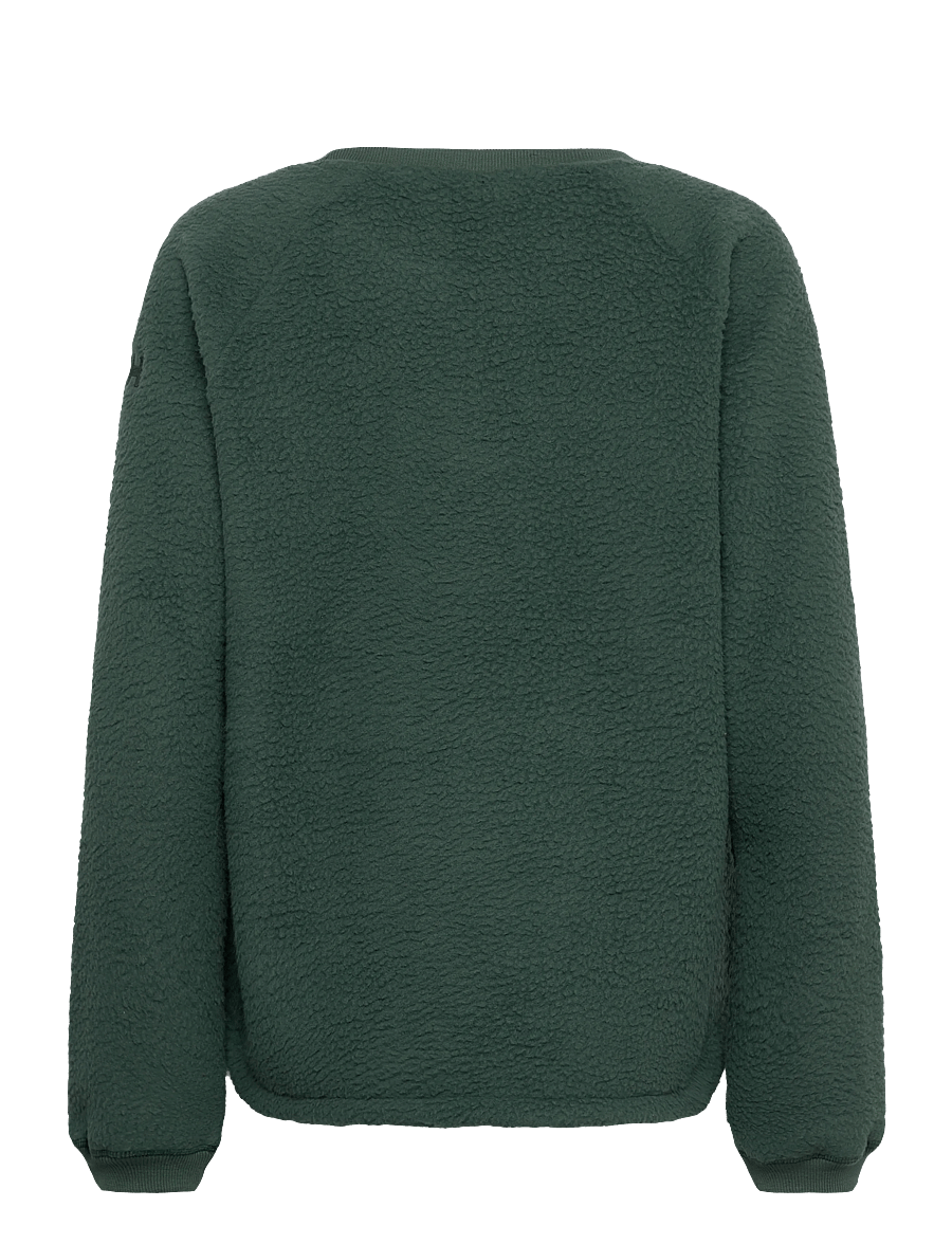 Helly Hansen - W ESCAPE TEDDY SWEATER - oberteile - green - 1