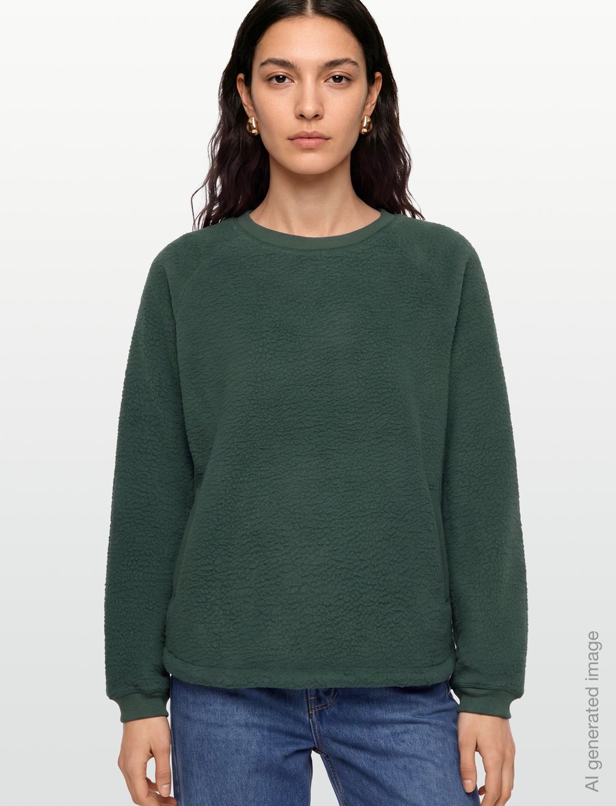 Helly Hansen - W ESCAPE TEDDY SWEATER - overdele - green - 3