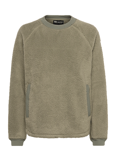 Helly Hansen W ESCAPE TEDDY SWEATER - Oberteile - LAV GREEN / khaki/green