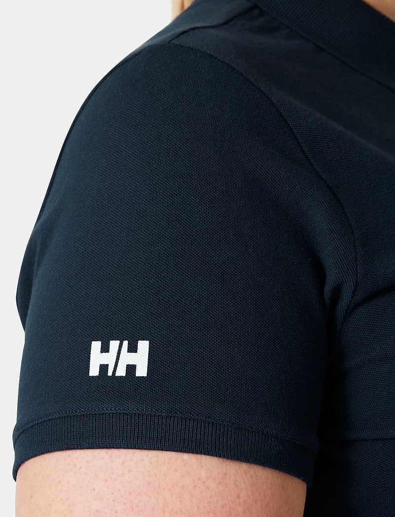 Helly Hansen - W CREW PIQUE 2 POLO - toppar & t-shirts - navy - 5