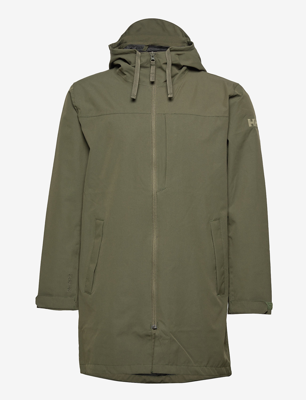 MONO MATERIAL RAIN PARKA - FOREST NIGHT