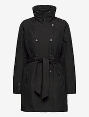 Helly Hansen - W WELSEY II TRENCH - spring jackets - black - 0