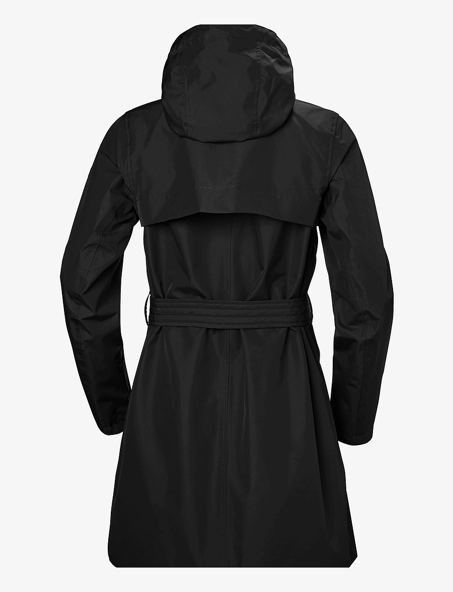Helly Hansen - W WELSEY II TRENCH - outdoor jacken - black - 2