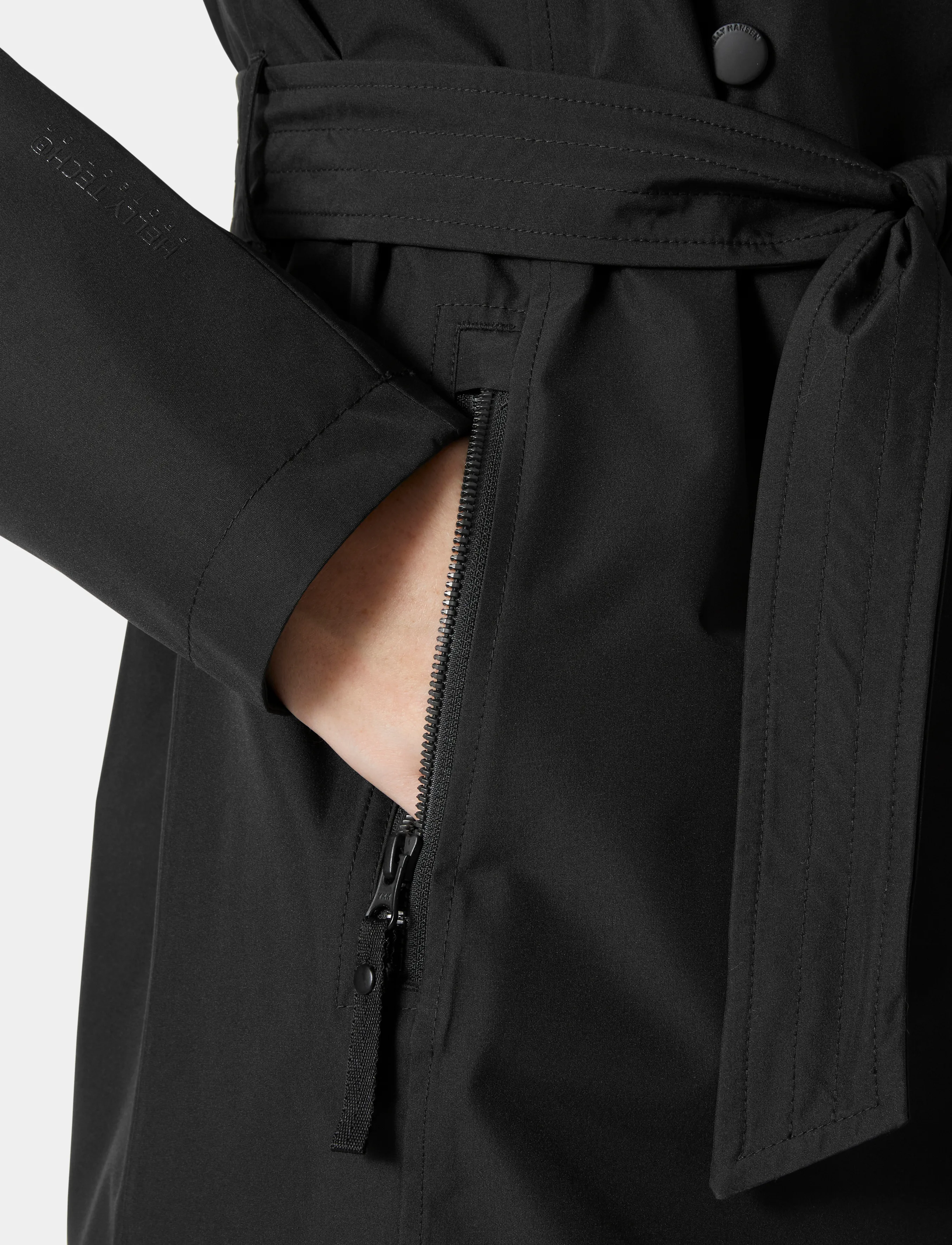 Helly Hansen - W WELSEY II TRENCH - outdoor jackets - black - 3