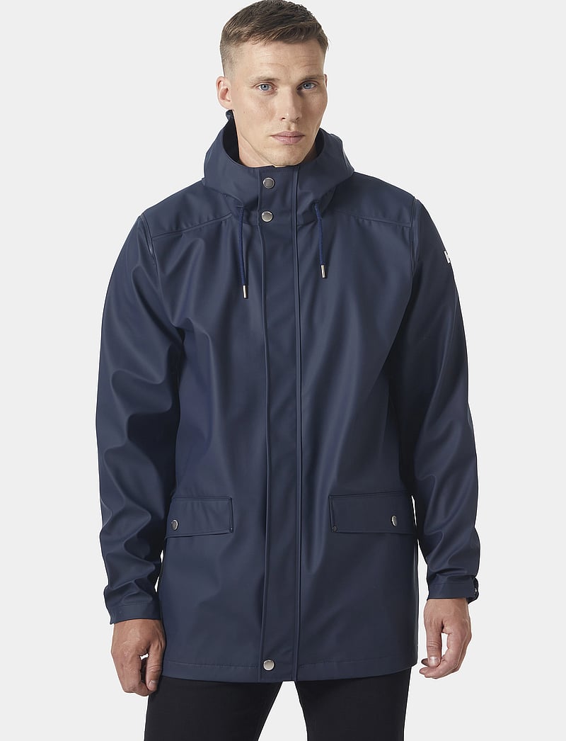 Helly Hansen - MOSS RAIN COAT - raincoats - navy - 0