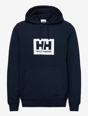 Helly Hansen - HH BOX HOODIE - džemperiai su gobtuvu - navy - 0