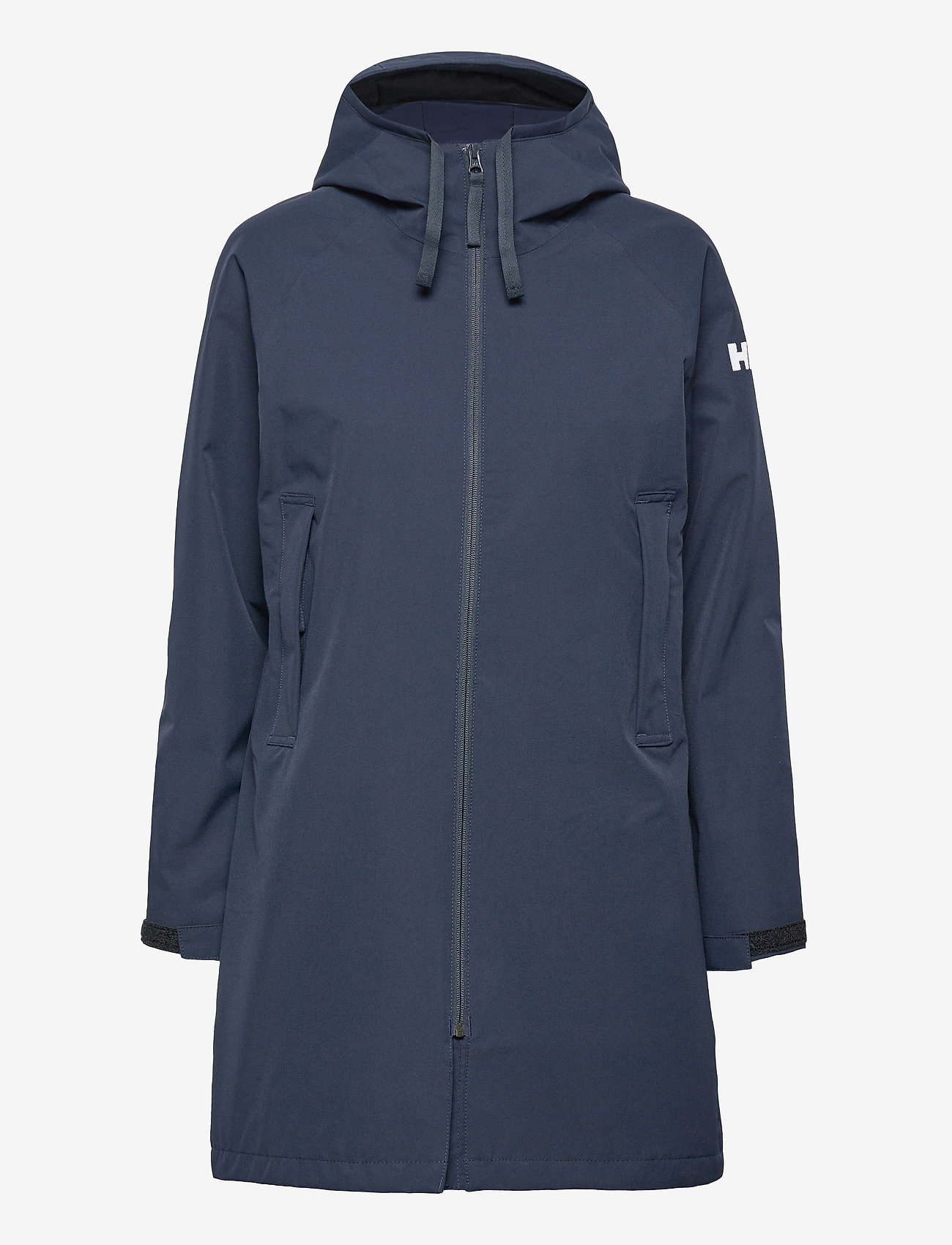 W MONO MATERIAL RAINCOAT - NAVY