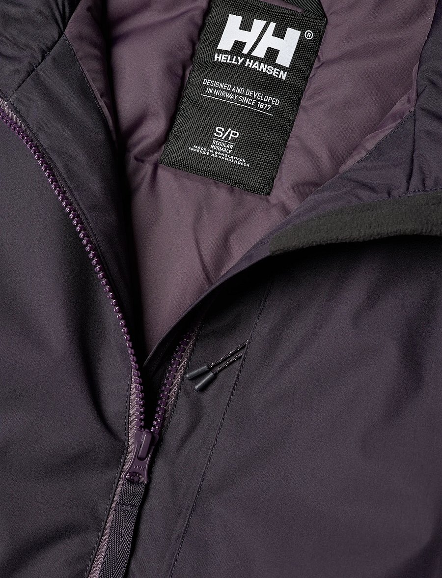 Helly Hansen - W WESTPORT INS COAT - daunenjacken - dark purple - 4