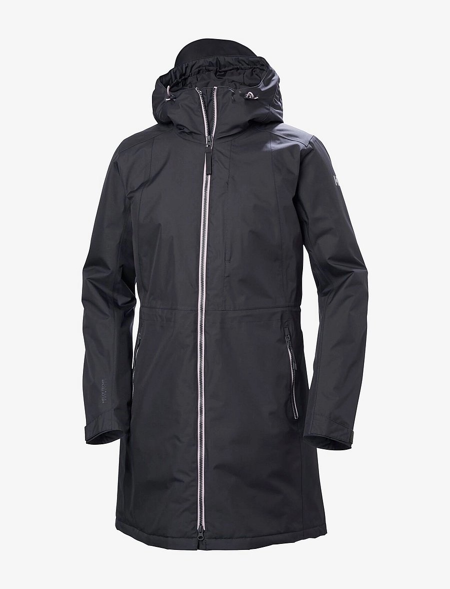 Helly Hansen - W WESTPORT INS COAT - sulejoped ja voodriga joped - ebony - 1