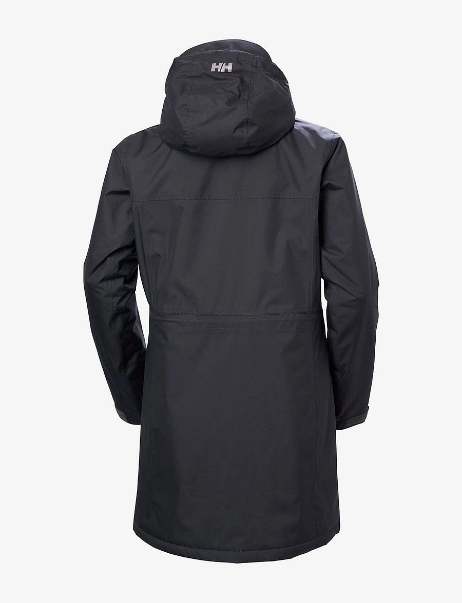 Helly Hansen - W WESTPORT INS COAT - sulejoped ja voodriga joped - ebony - 2