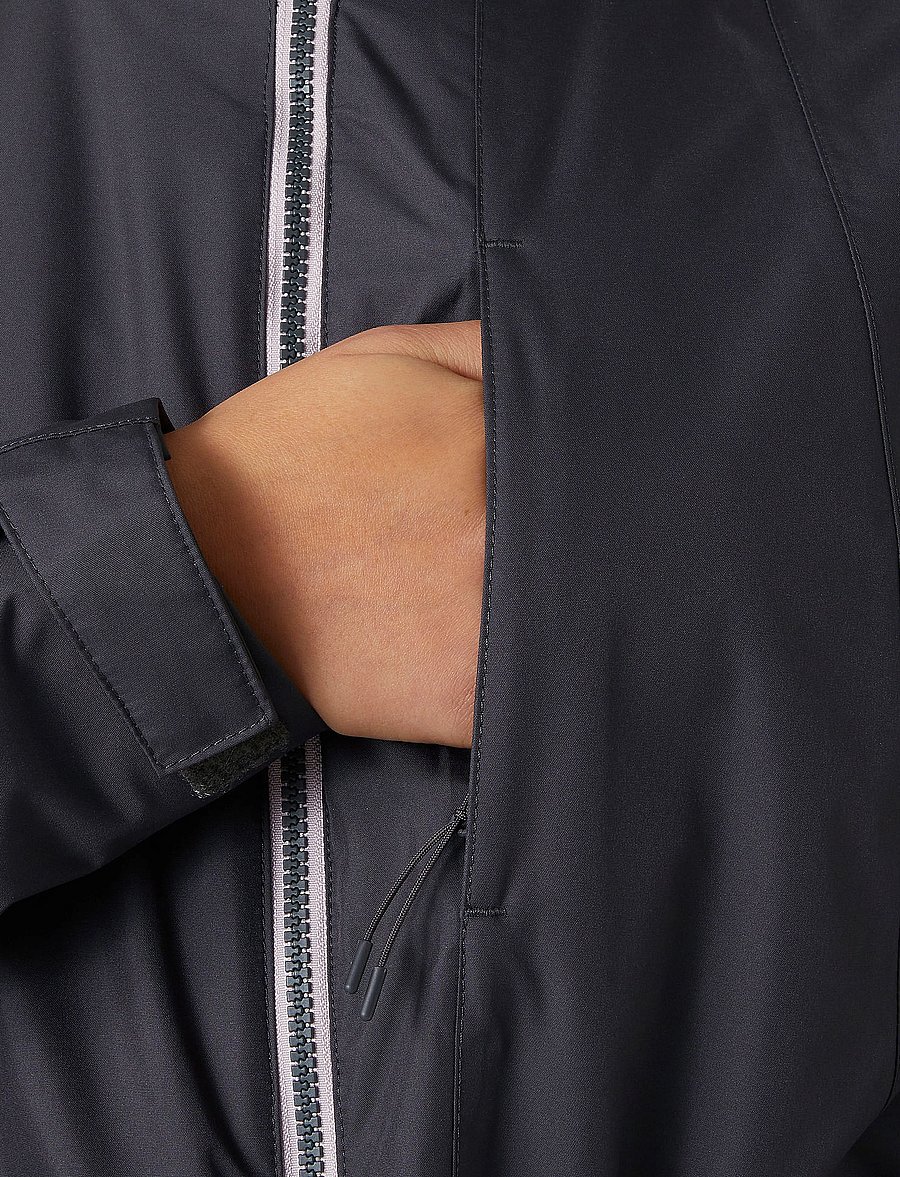 Helly Hansen - W WESTPORT INS COAT - sulejoped ja voodriga joped - ebony - 5