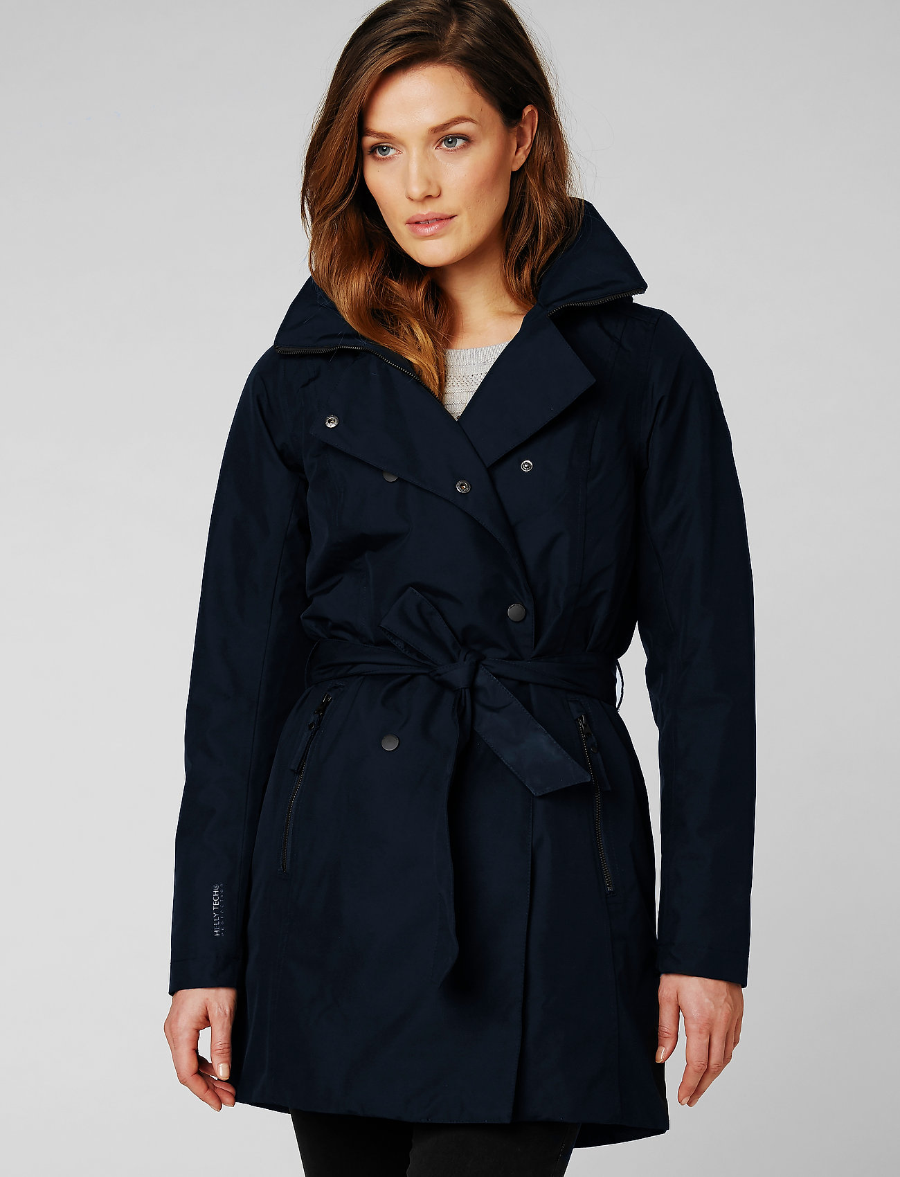 Helly Hansen - W WELSEY II TRENCH INSULATED - parkasjackor - navy - 0