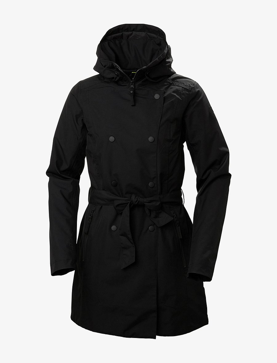 Helly Hansen - W WELSEY II TRENCH INSULATED - välijoped - black - 1