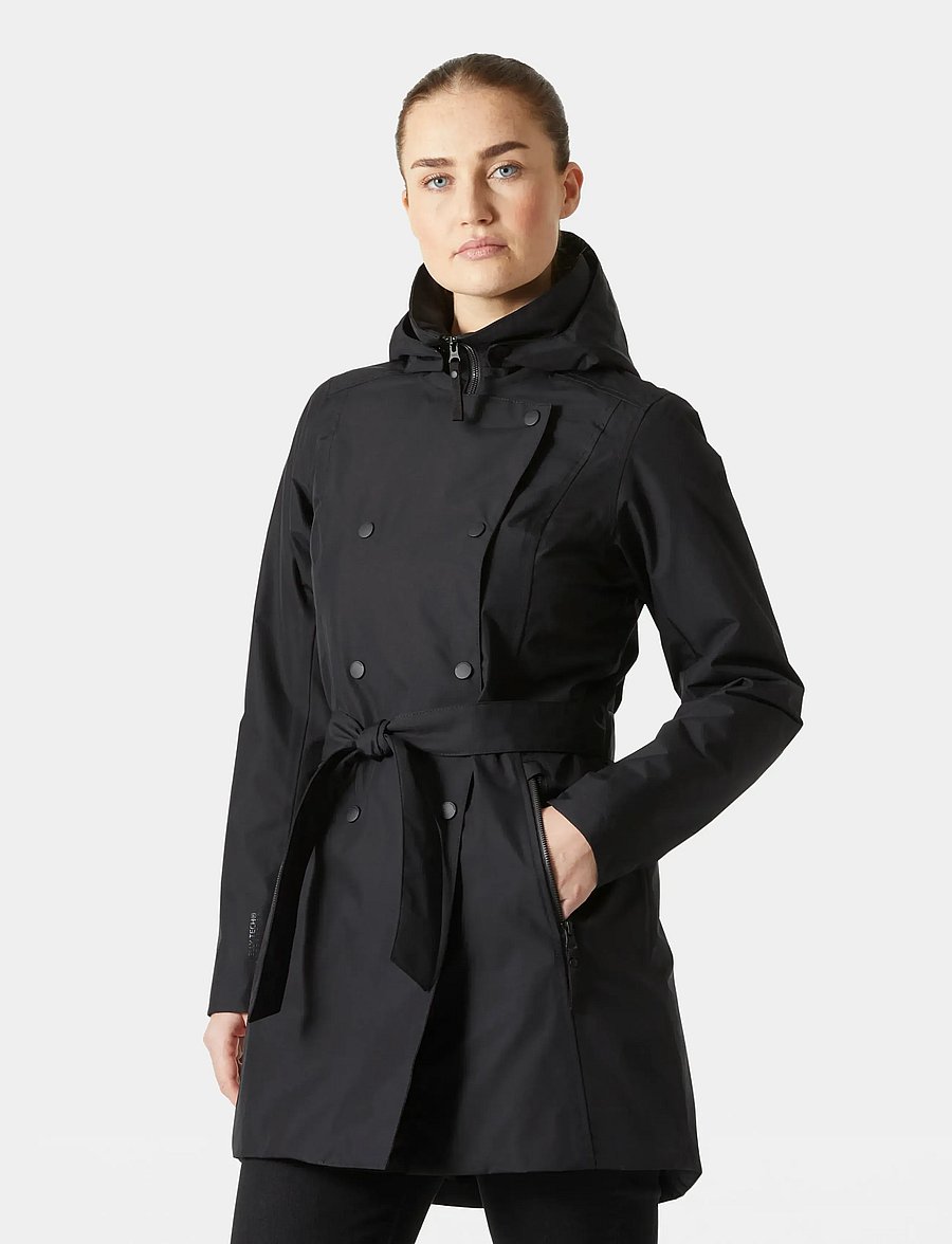 Helly Hansen - W WELSEY II TRENCH INSULATED - välijoped - black - 0