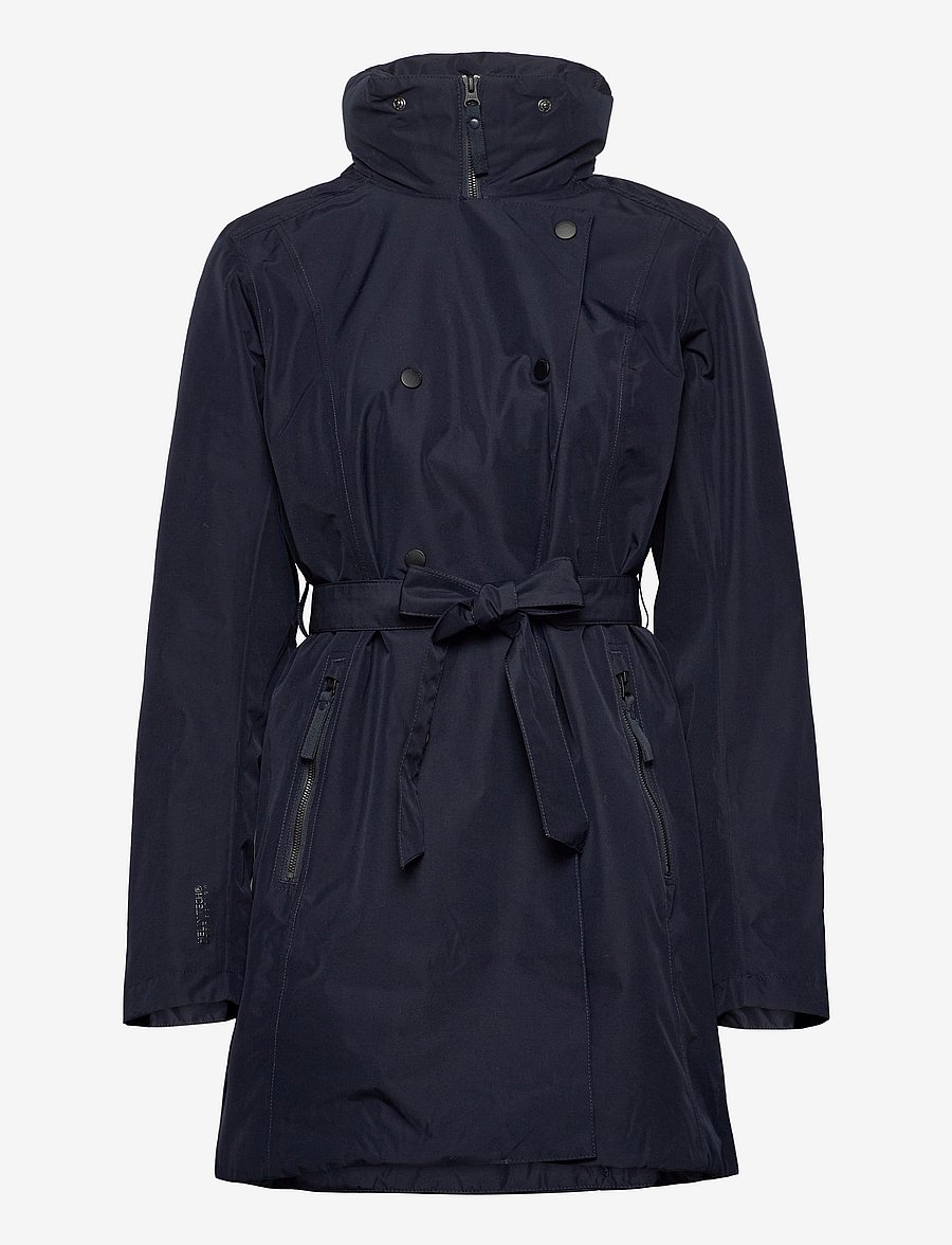 Helly Hansen - W WELSEY II TRENCH INSULATED - friluftsjakker - navy - 2