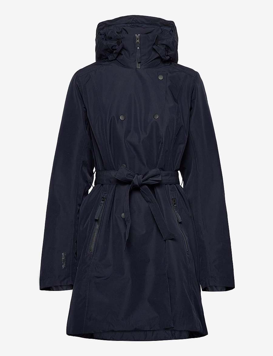 Helly Hansen - W WELSEY II TRENCH INSULATED - friluftsjakker - navy - 4