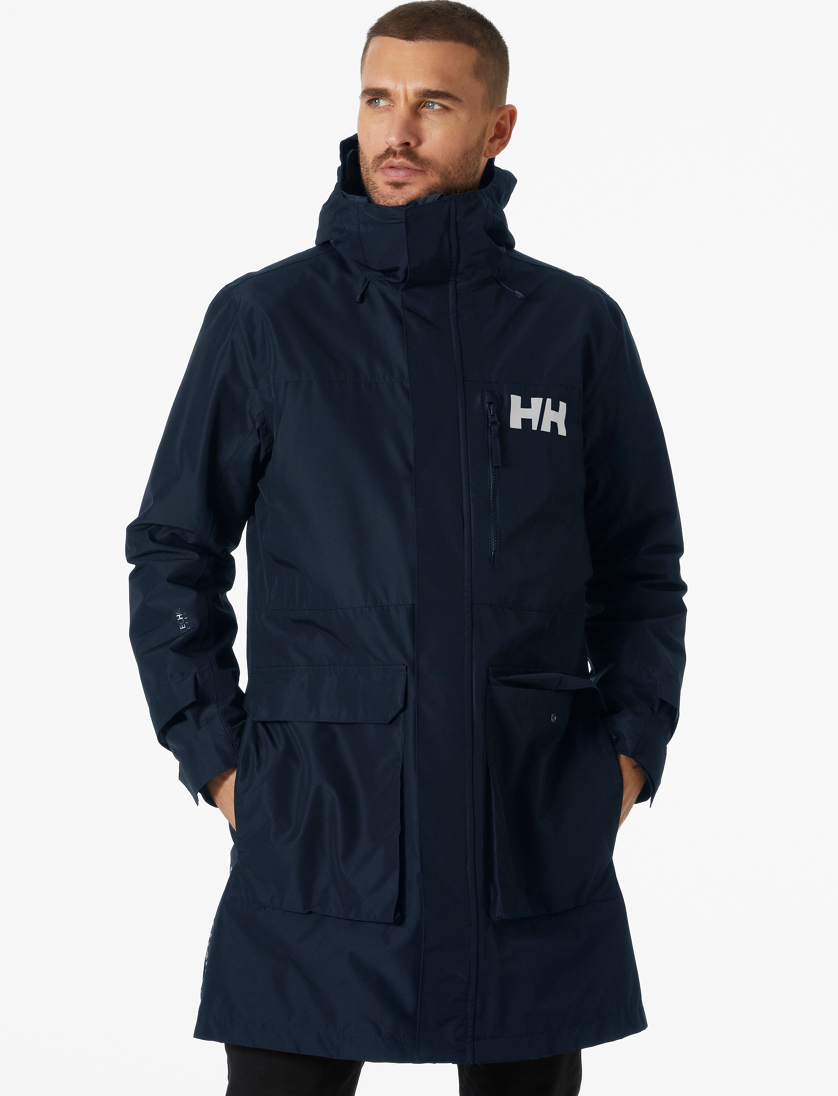 Helly Hansen Rigging Coat, Mænd, Vinterparka, Navy, Str: S