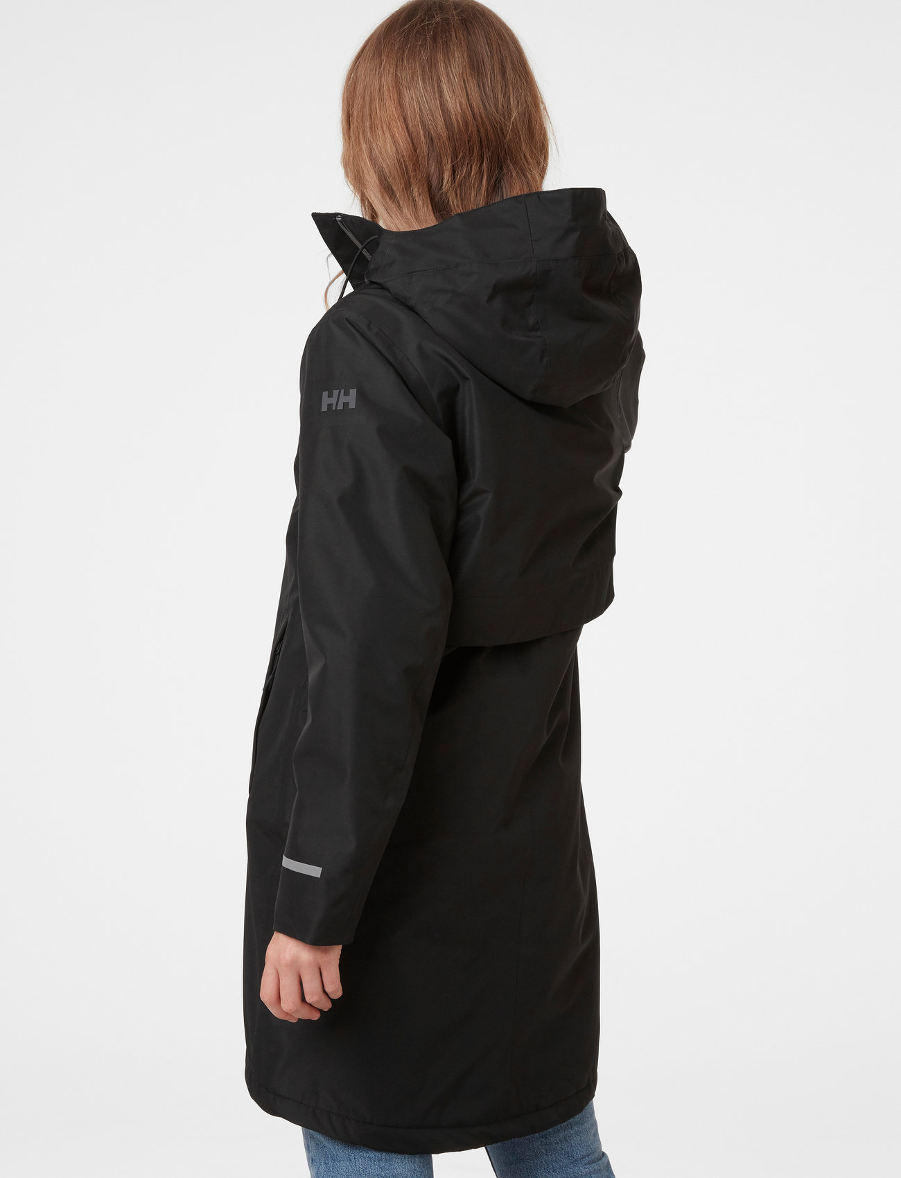 Helly Hansen - W ASPIRE RAIN COAT - vihmamantlid - black - 3
