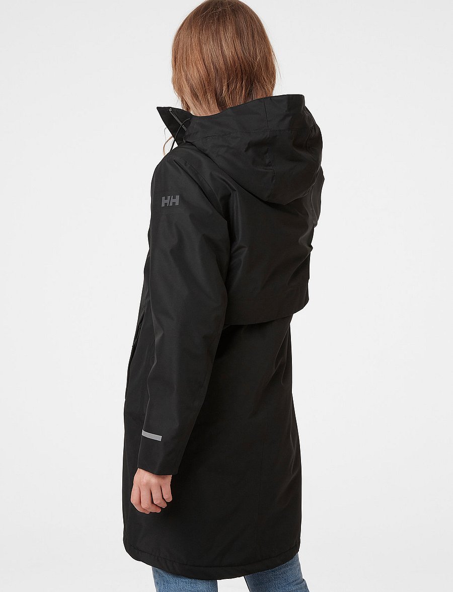 Helly Hansen - W ASPIRE RAIN COAT - overtøj - black - 3