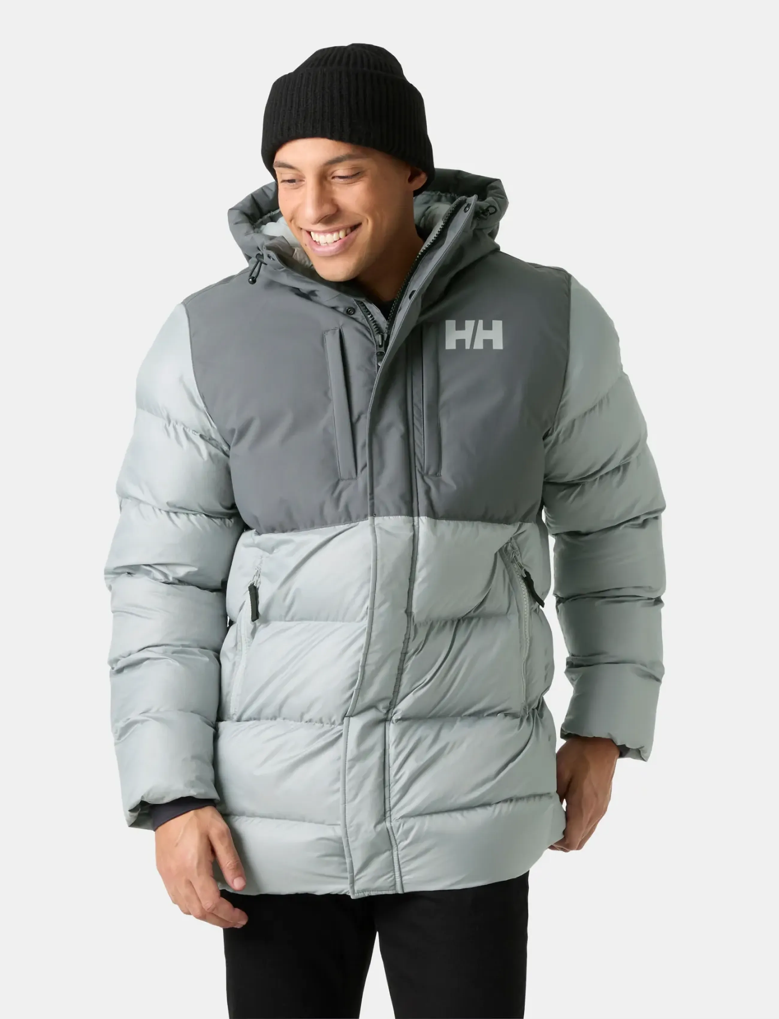 Helly Hansen - ACTIVE PUFFY LONG JACKET - daunenjacken - flipper grey - 0