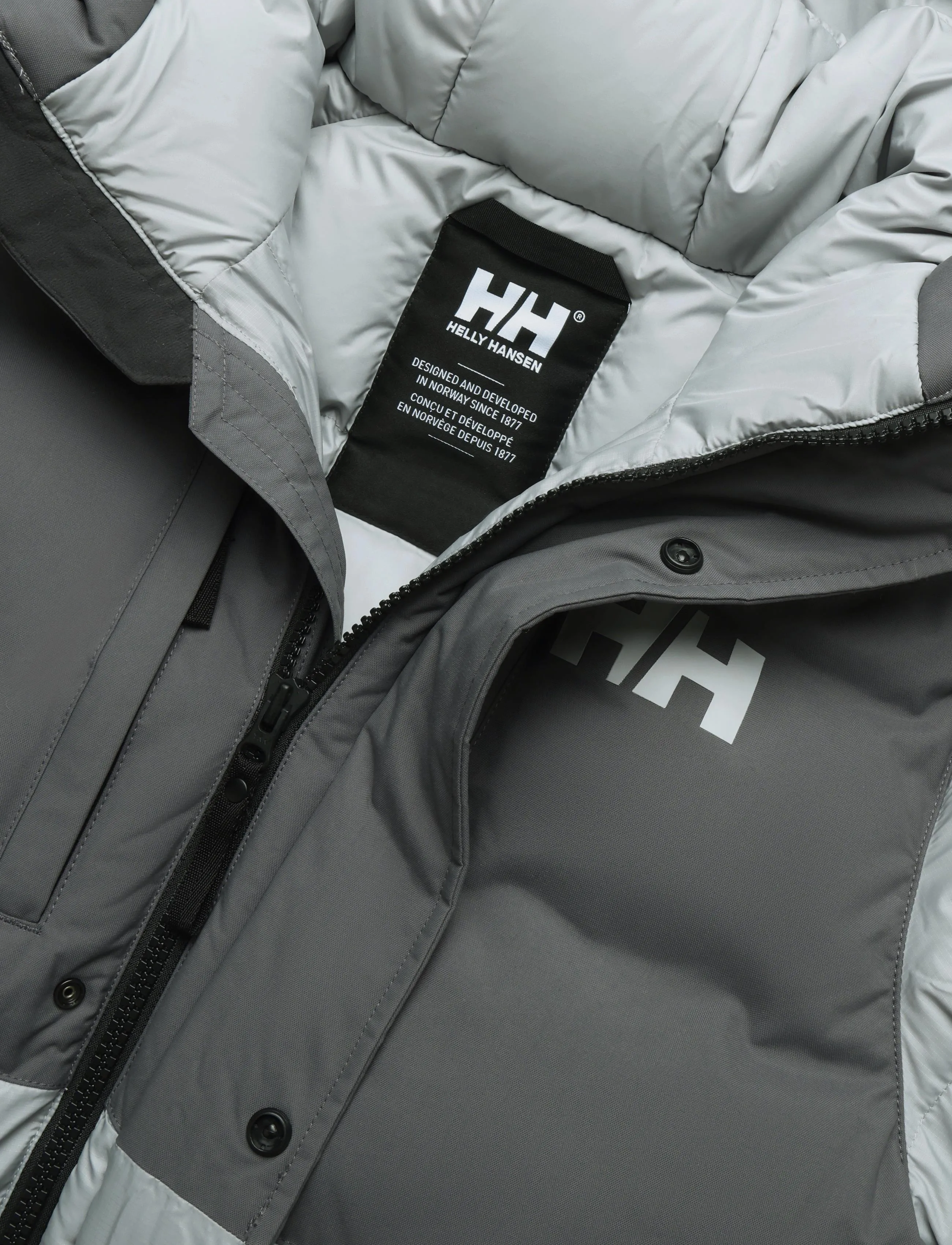 Helly Hansen - ACTIVE PUFFY LONG JACKET - daunenjacken - flipper grey - 5